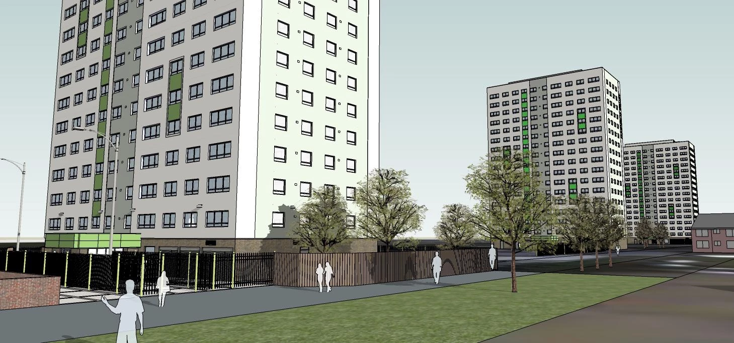 An artist’s impression of the Magnolia Court development