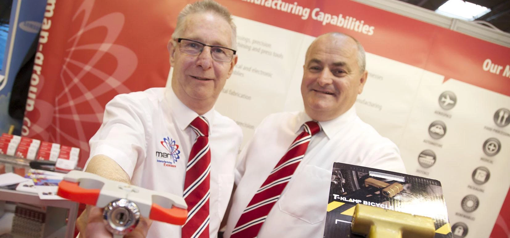 (l-r) Steve Gaston and Gary Marriott (both MAN Group) at Subcon 2014