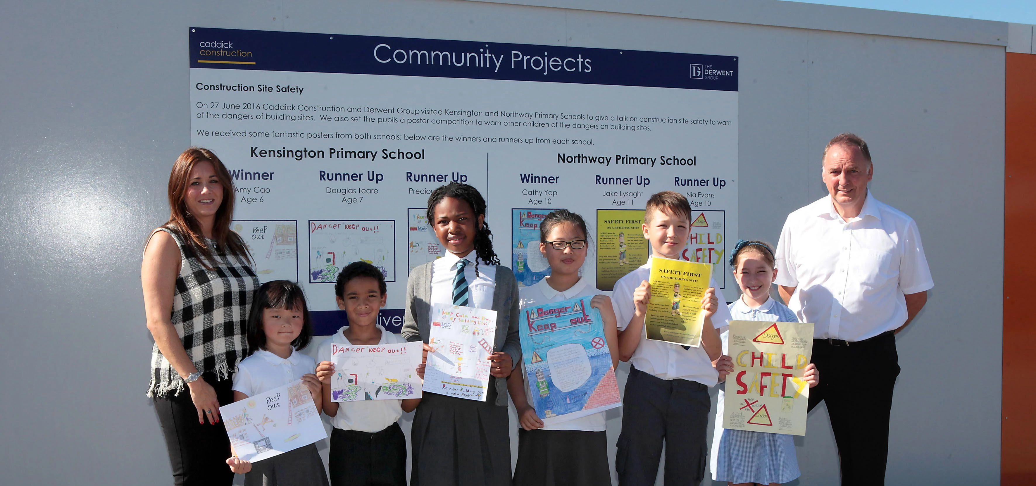 Liverpool Shopping Park school poster presentation