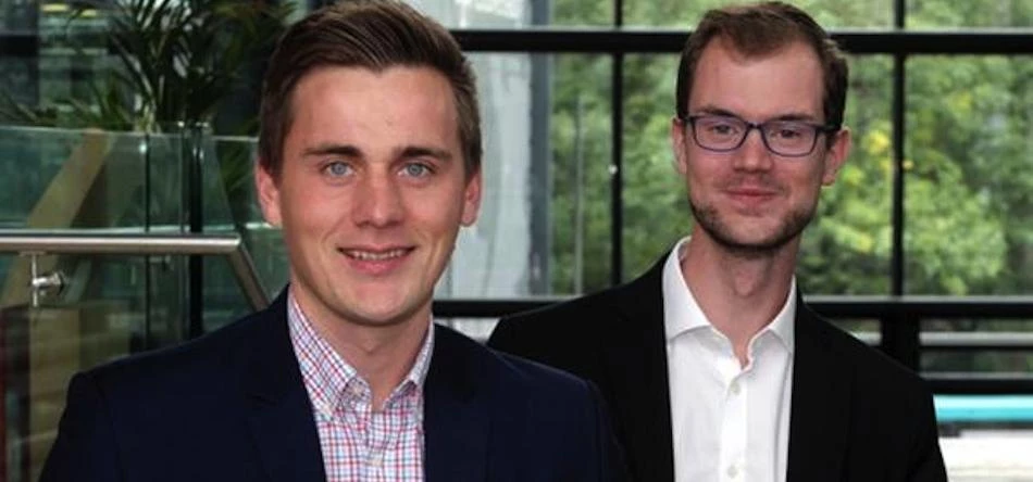 NOVELTEA Co-founders Lukas Passia (left) and Vincent Efferoth (right)