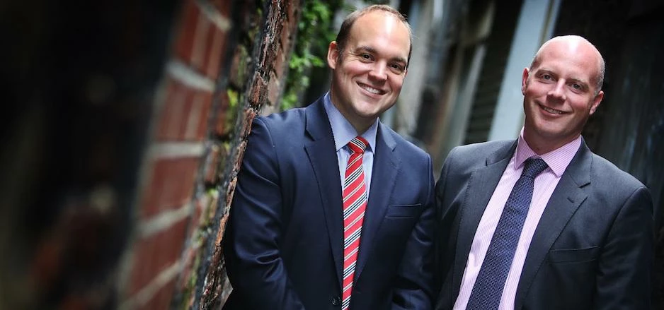 from left to right: Ben Hunter and Richard Farrey, directors at Silverstone who say the firm has dou