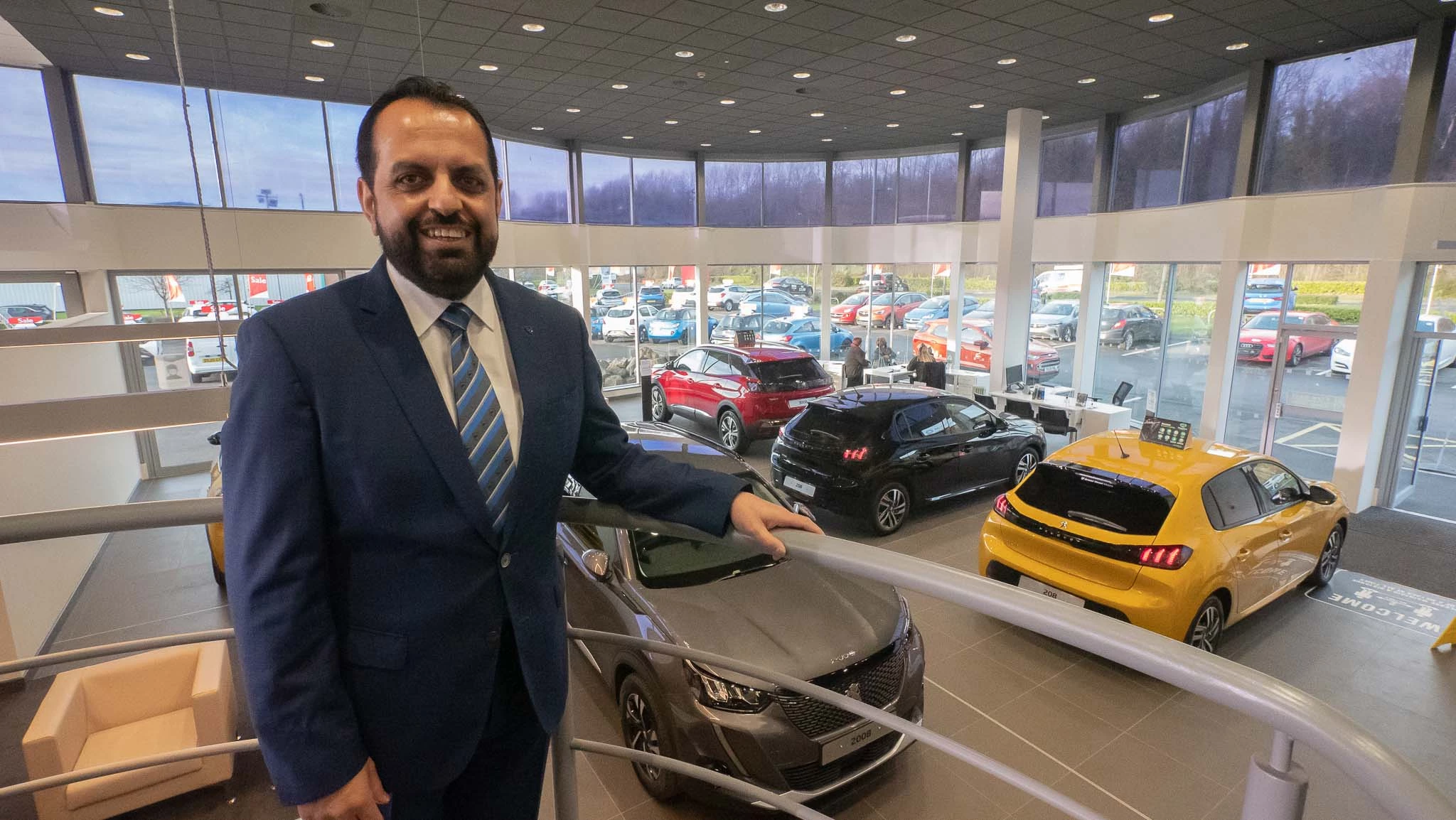 Jass Singh, general manager at Bristol Street Motors Peugeot Sunderland.