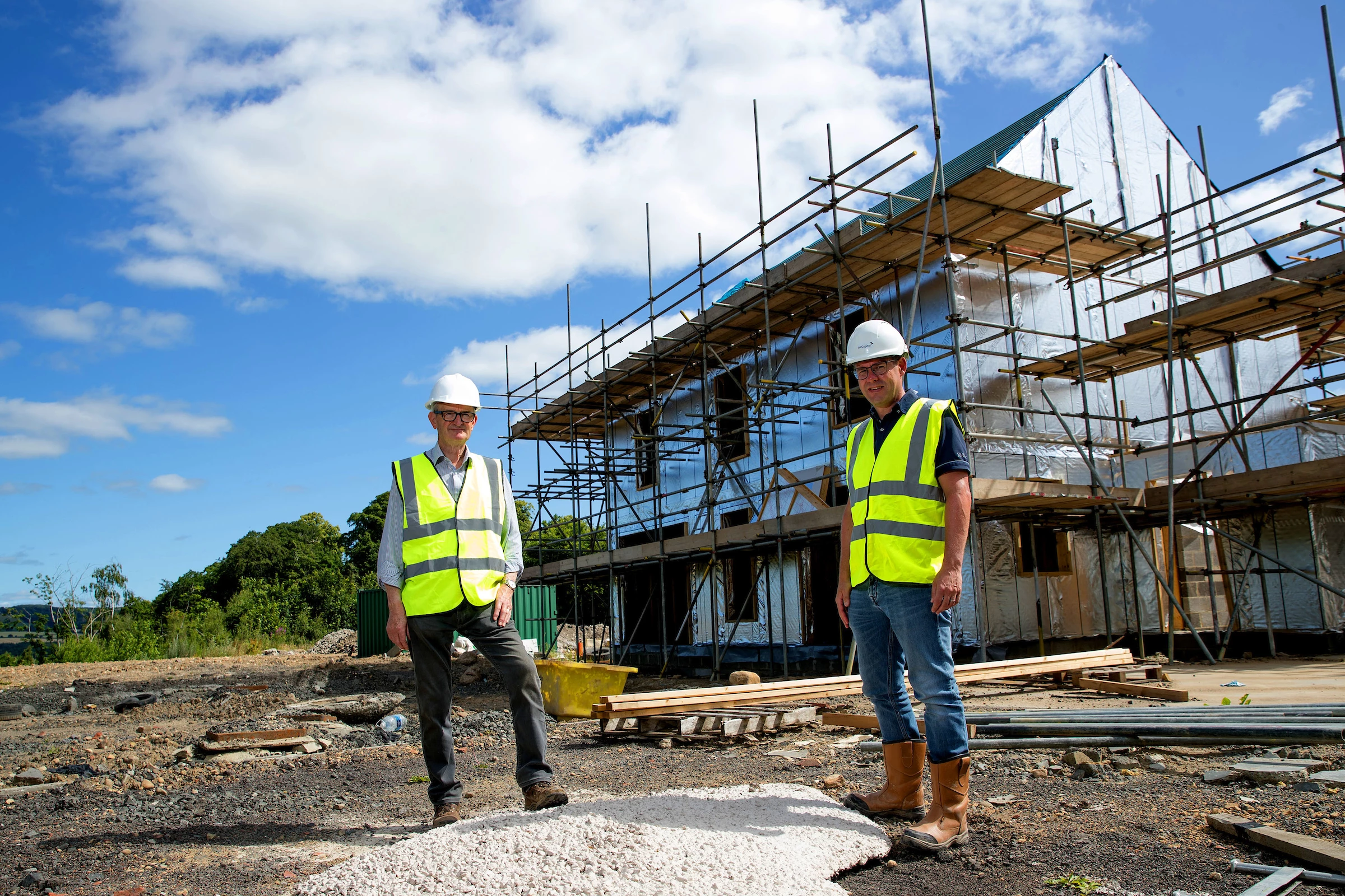 Miles Joyce of Joyce Developments with David Pesarra of FW Capital.