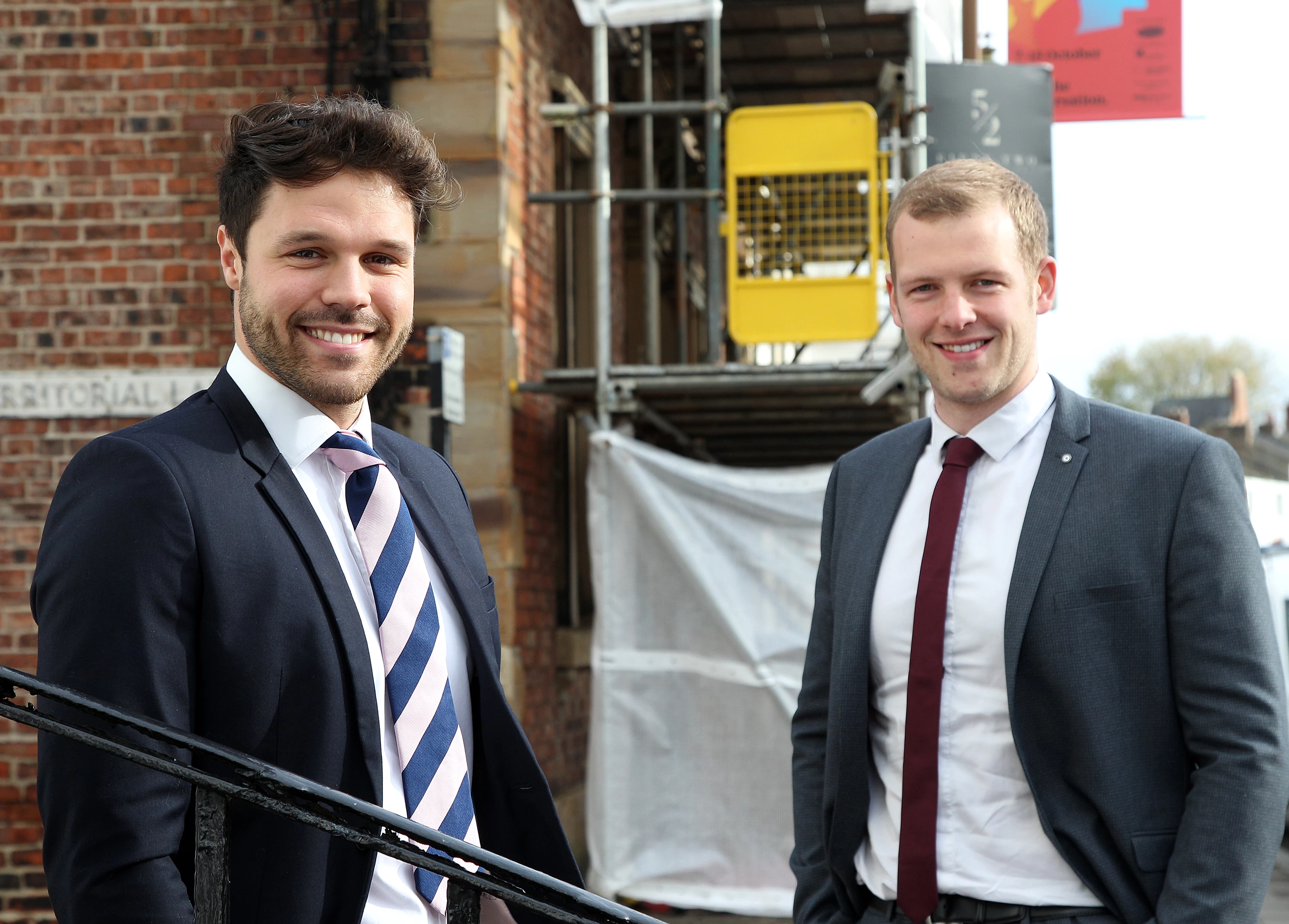 Founders of FiftyTwo Group, Fergus Bell (left) and Daniel Gibson 