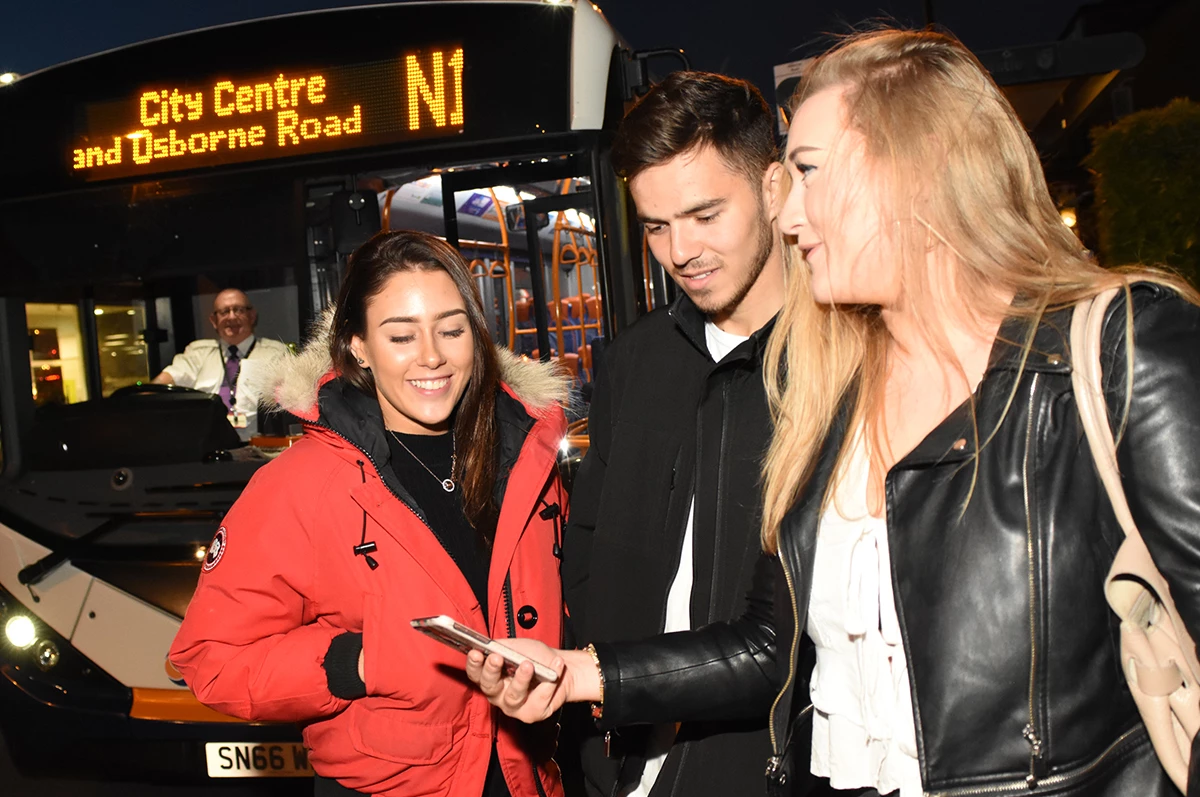 Stagecoach launches it's new night bus in Newcastle (2)