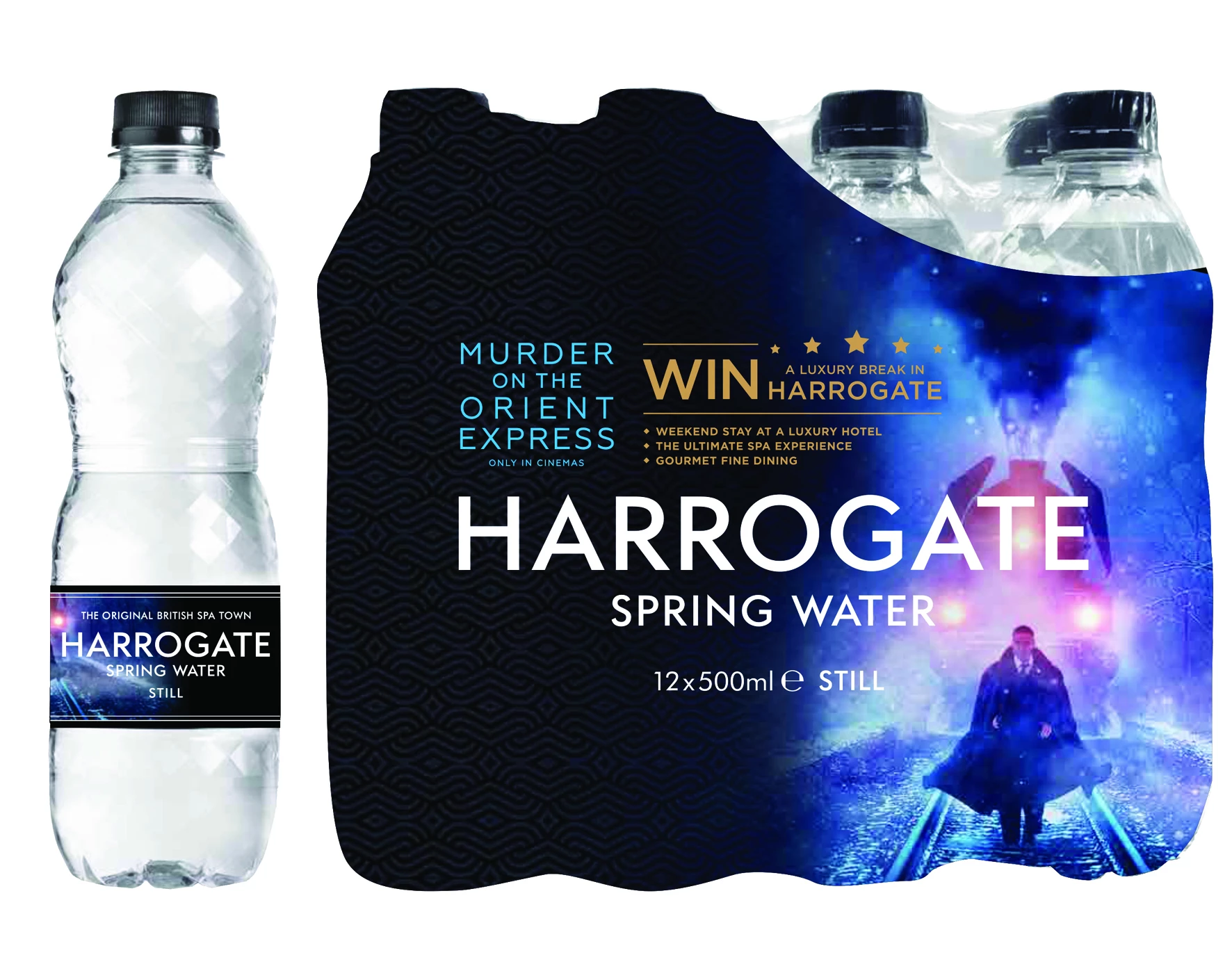 Harrogate Water is involved with 20th Century Fox in the launch of Murder on the Orient Express.