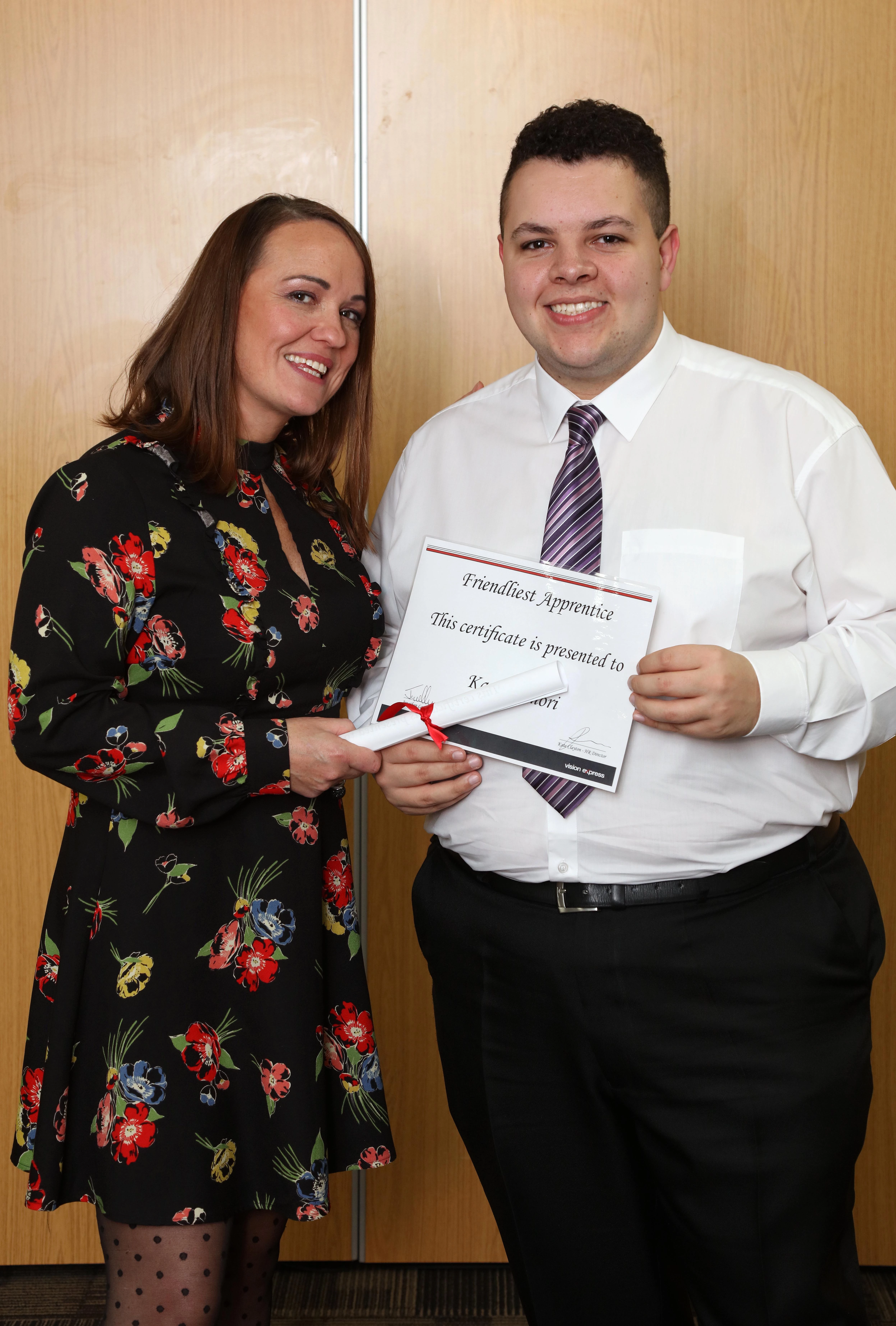 Friendly Congleton apprentice celebrates graduation from in-demand scheme