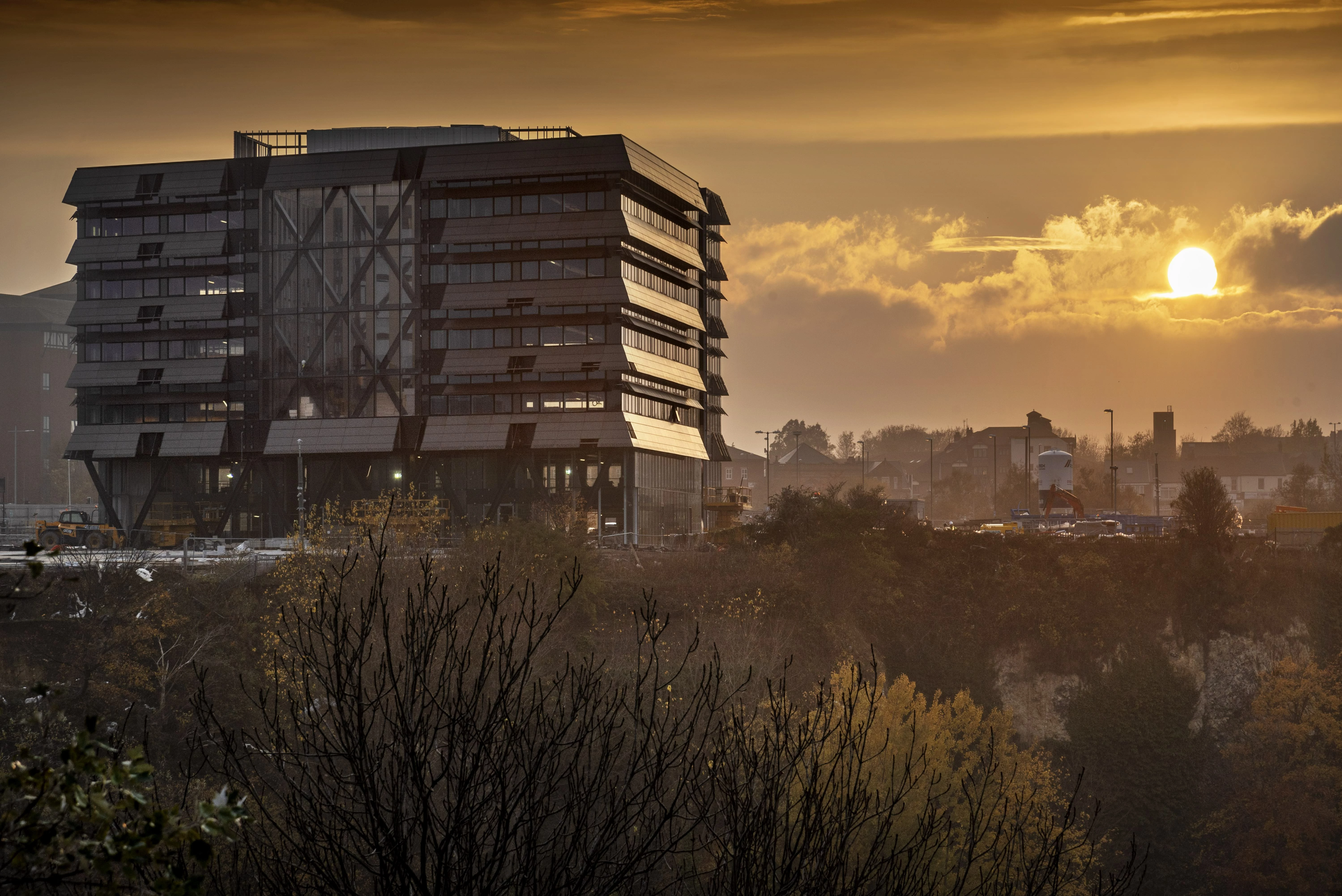 Vaux Site at sunset