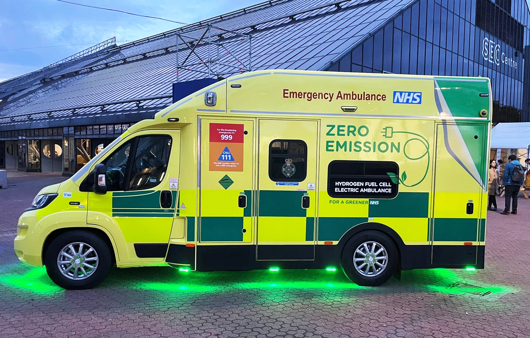 ZERRO prototype ambulance at COP26