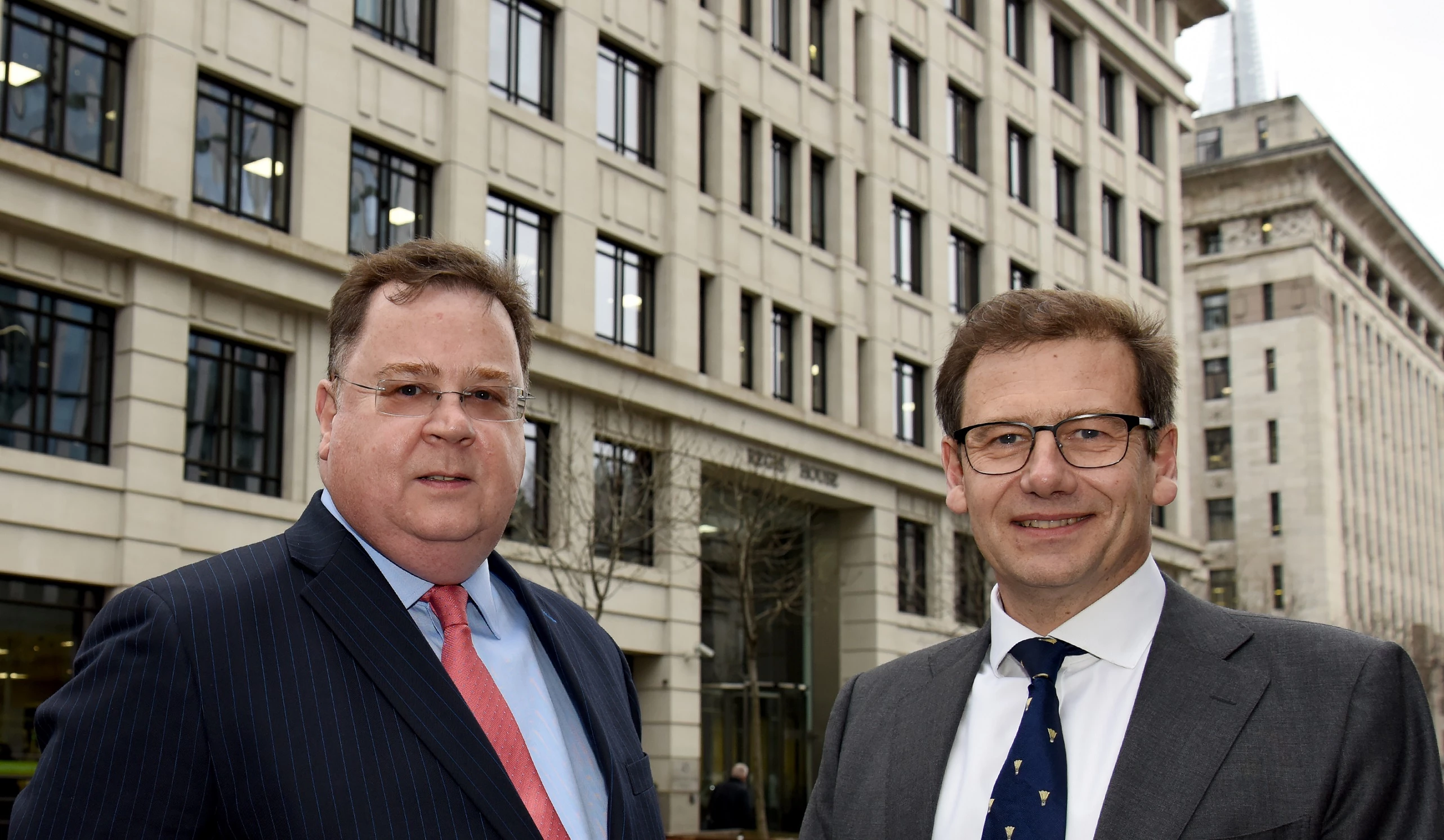 From left, Ian Jefferson, Managing Partner at Wilkins Kennedy, with William Payne, Senior Partner at Wilkins Kennedy.