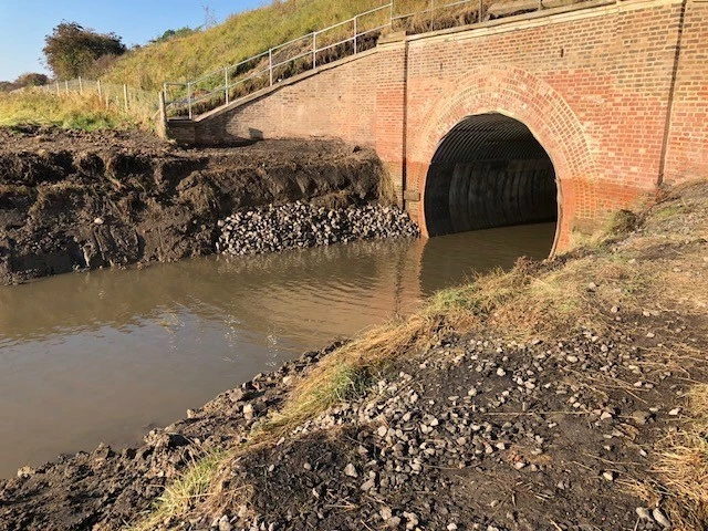 The underbridge at Greatham Beck, Hartlepool