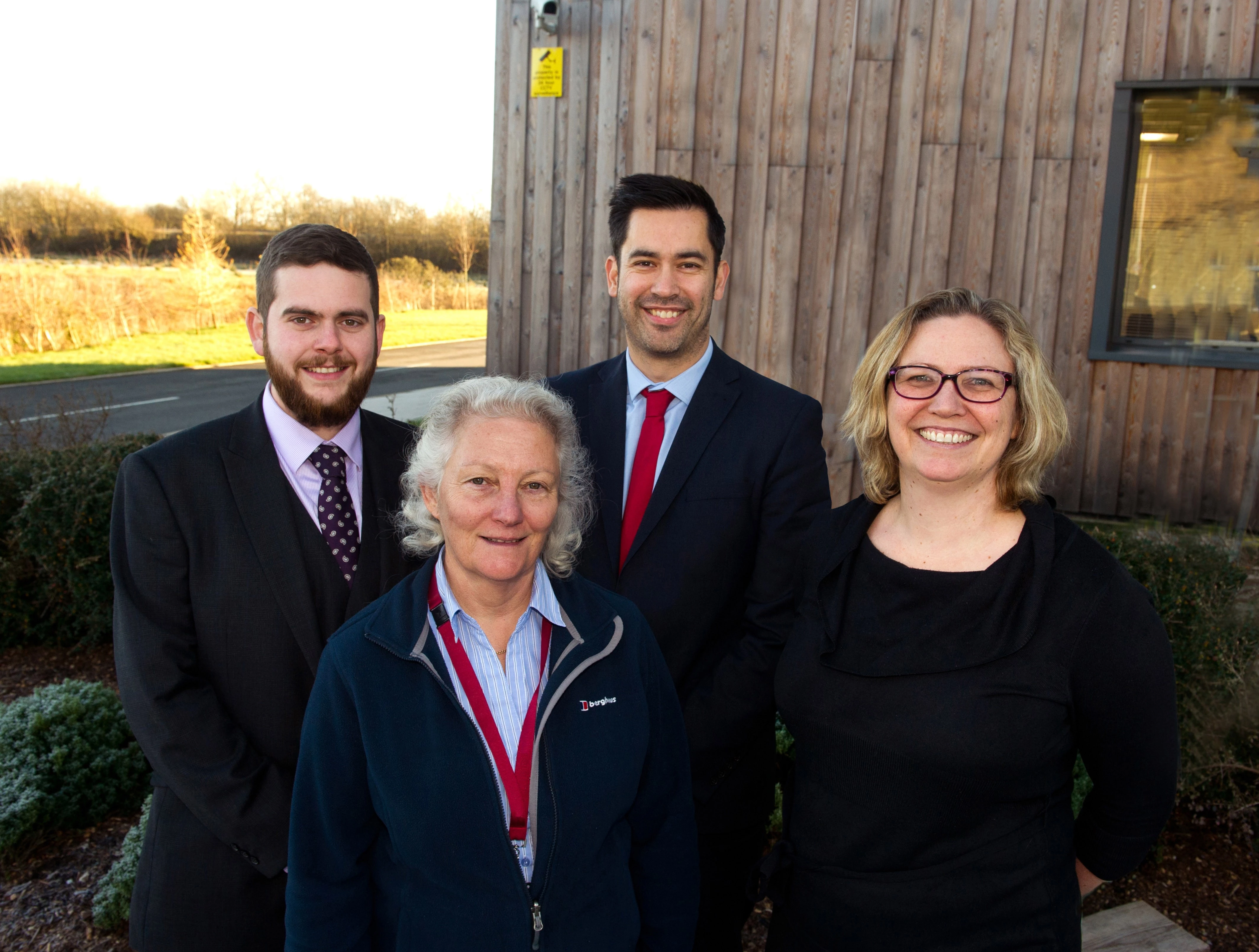 (L-R): Ryan Potter of CLB Coopers, Jacqueline McCloy of Tritech International, Ryan Wear of CLB Coopers and Liz Lawrence of Tritech International 