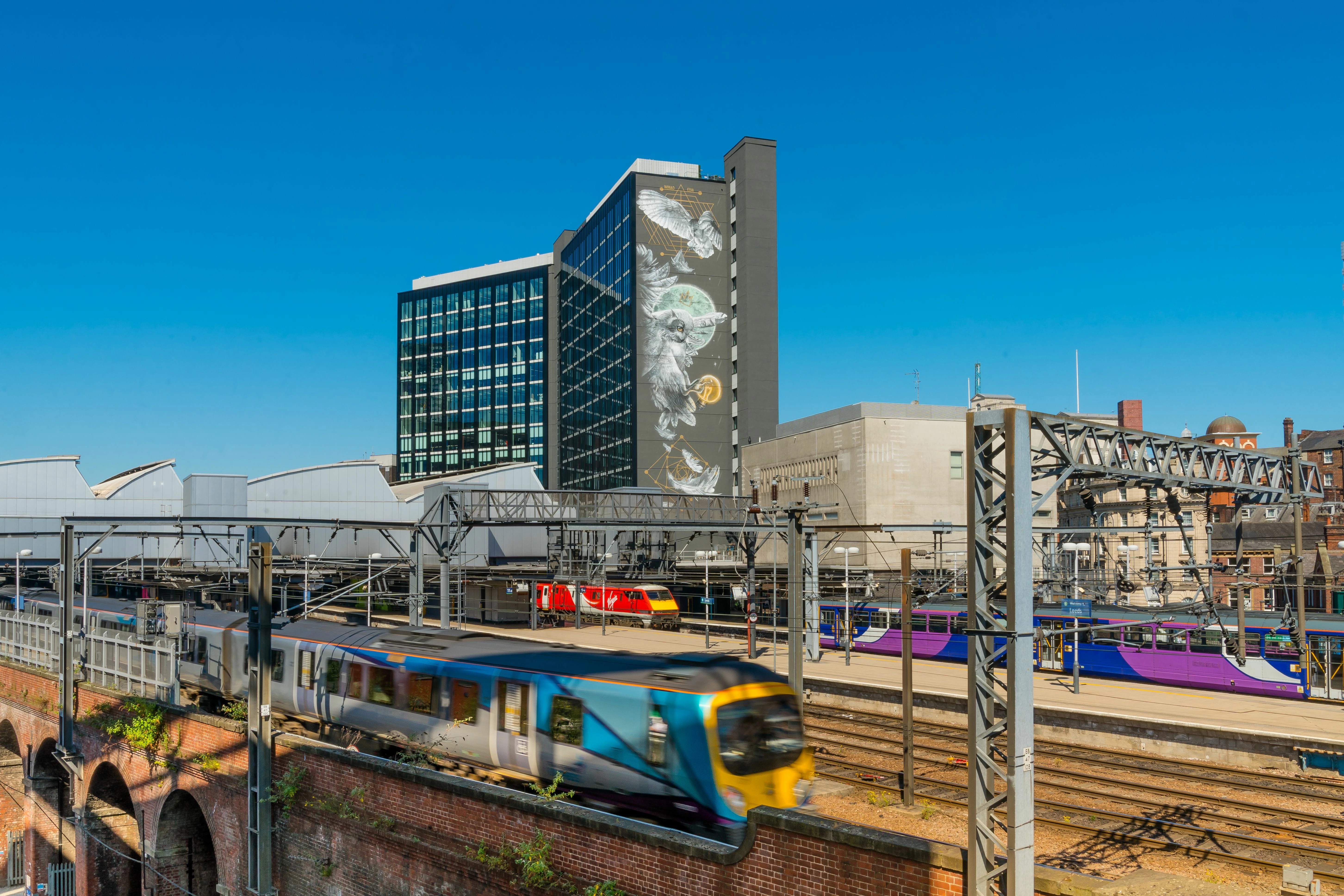 Platform near Leeds Station