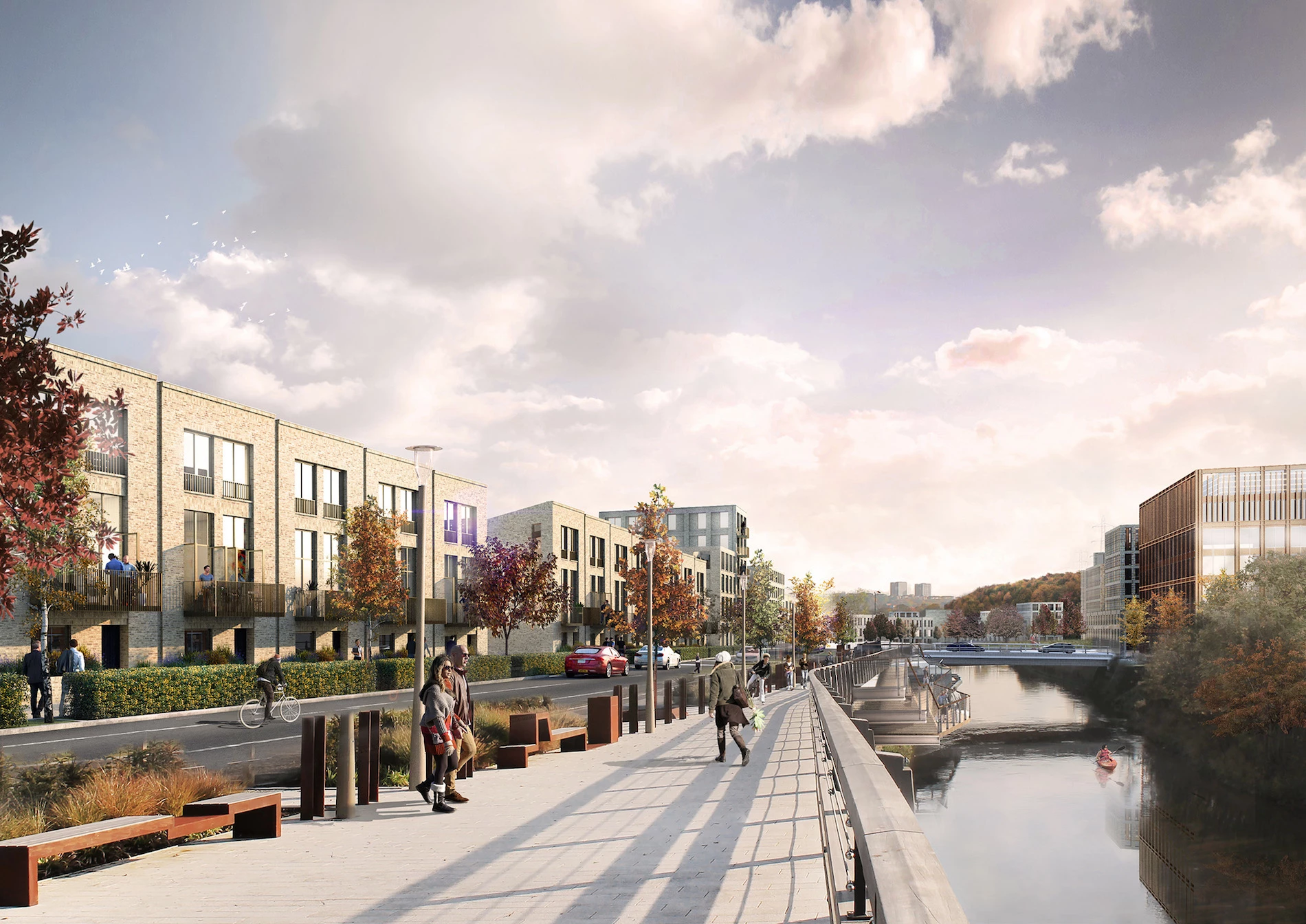 CGI of Kirkstall Forge