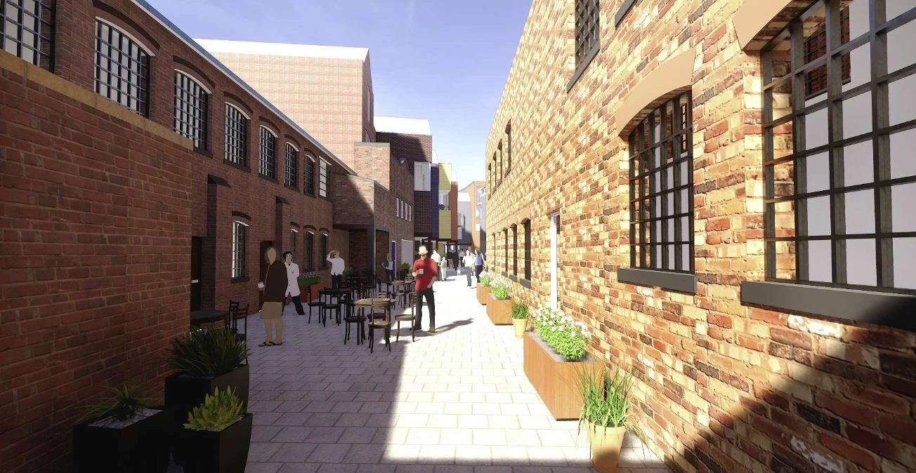 CGI of the proposed Key Hill Studios development in Birmingham 