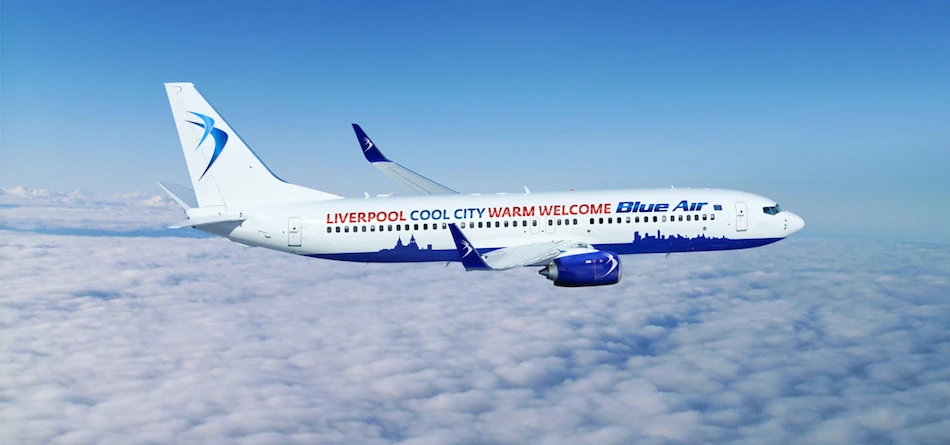 Blue Air now operates seven routes at LJLA