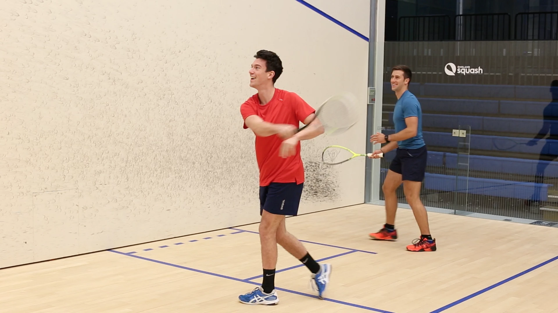 England Squash in action