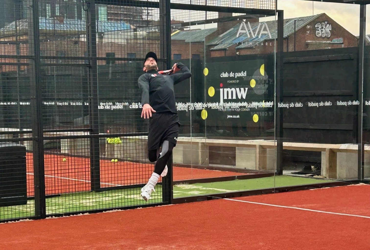 Marc Yaffe JMW Managing Partner playing Padel