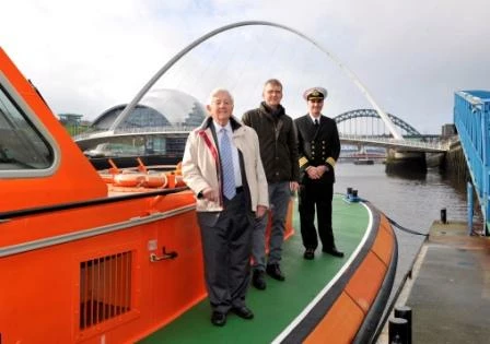 L to R Clive McKeag, Stefán Haukur Jóhannesson the Ambassador of Iceland and Steven Clapperton Port of Tyne