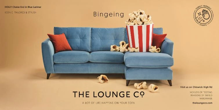 Bingeing - 10 Associates and The Lounge Co. campaign