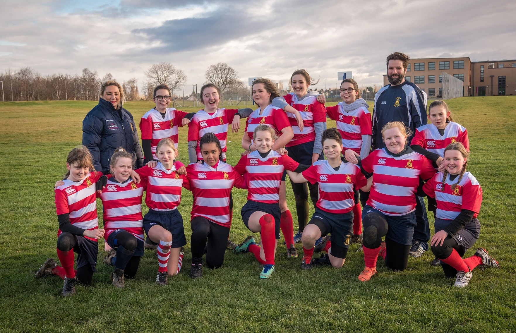 Stockton RFC girls' team 