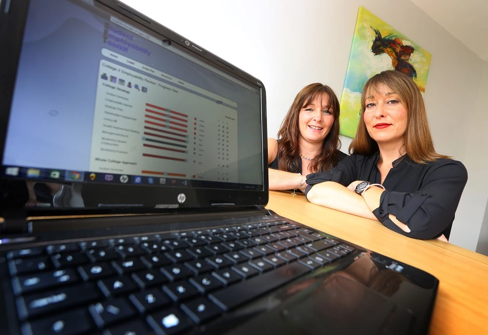 Mesma's Carole Loader (left) and Louise Doyle