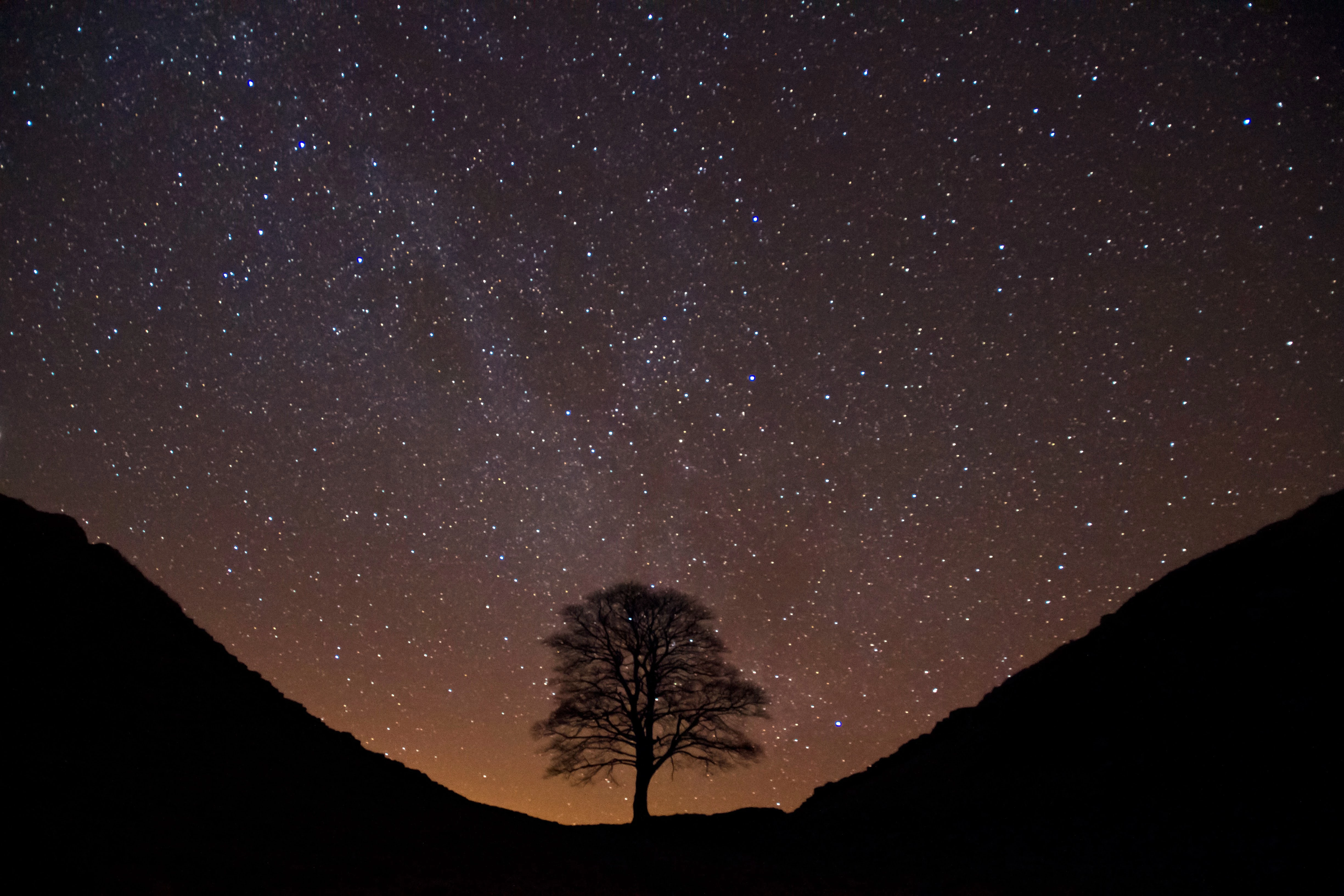 Sycamore Gap Dark Sky