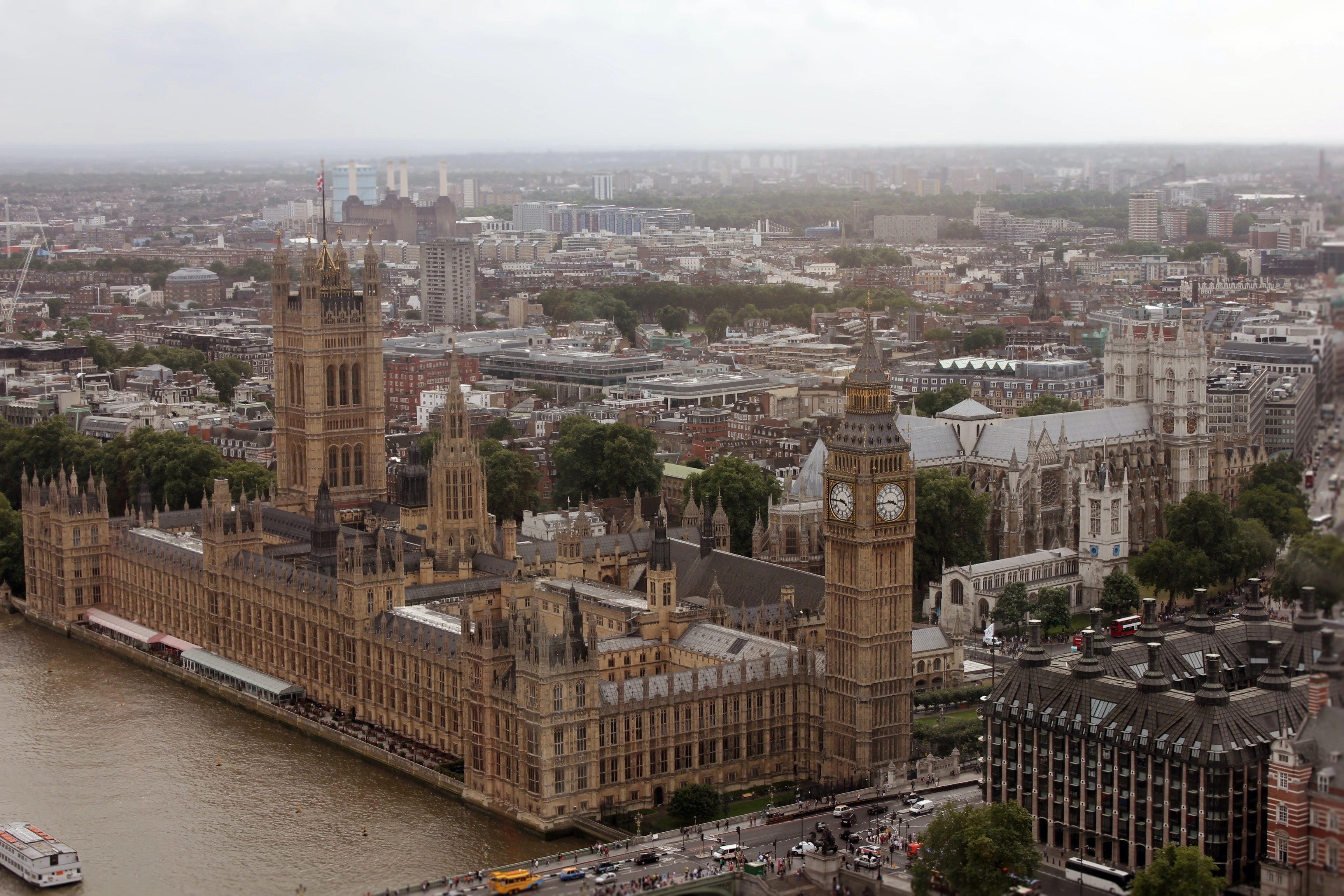 The Palace of Westminster.