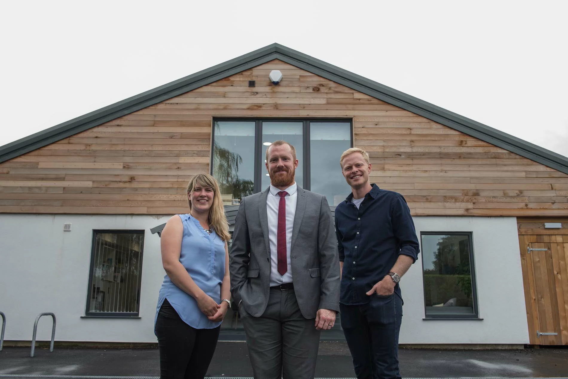 Anna Nimmo, Muddy Boots Nursery, HSBC’s Simon Worthington and Andy Nimmo, Muddy Boots Nursery. 