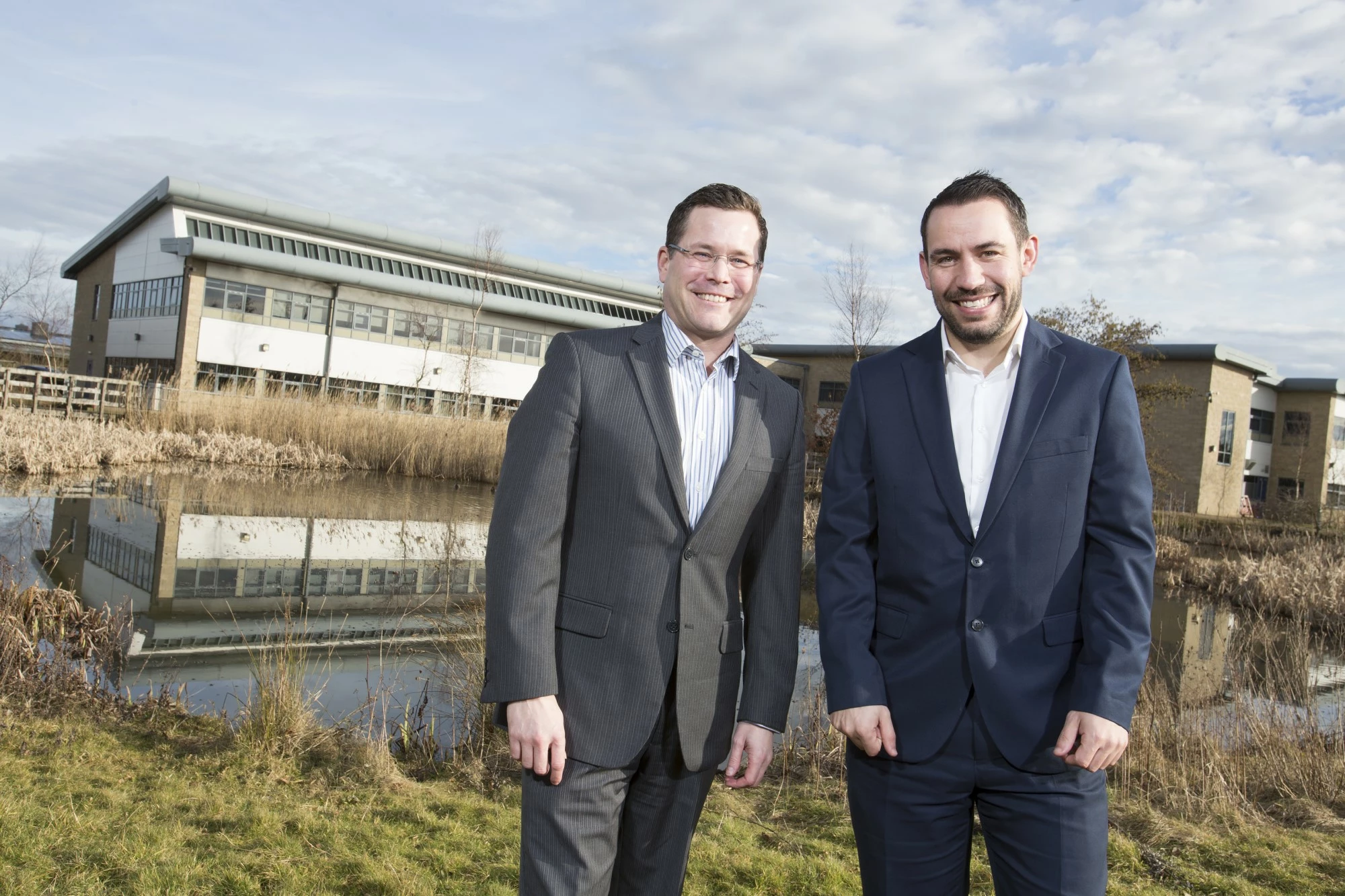 Simon Boyson (L) who has been appointed Corporate Finance Specialist at Harlands Accountants, alongside David Cudlip (R) Harlands Operations Director