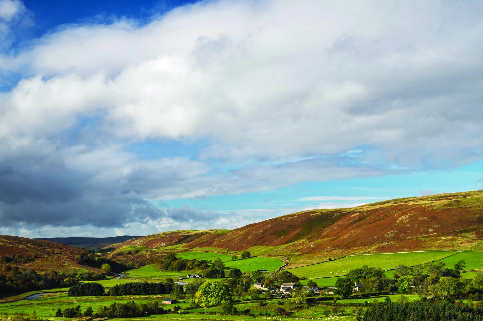 Alwinton in Northumberland 