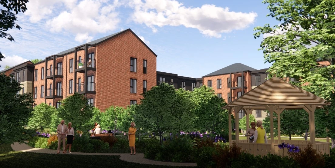 CGI of Knaresborough retirement community