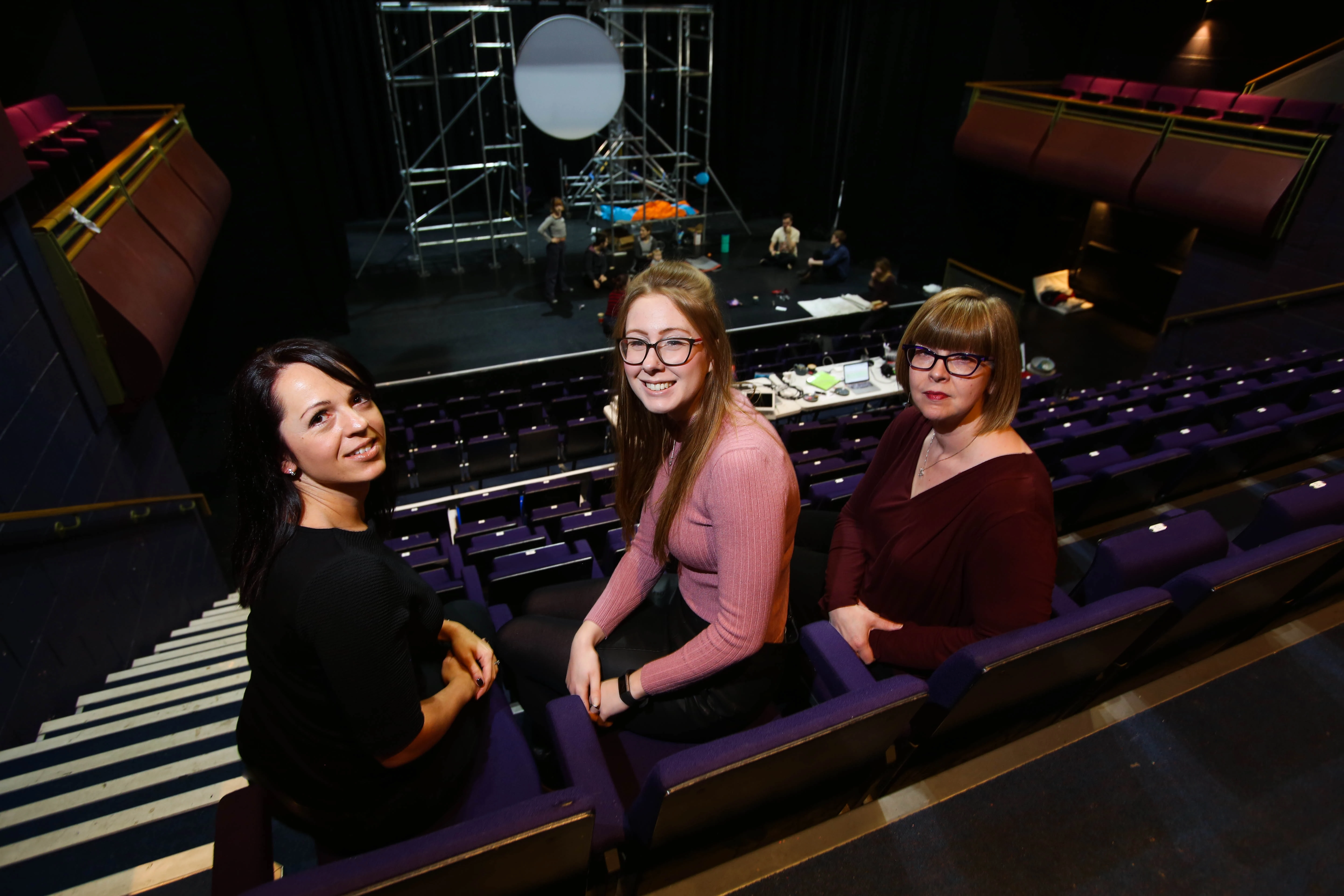 The team at Haines Watts, alongside Annabel Turpin, at Stockton ARC