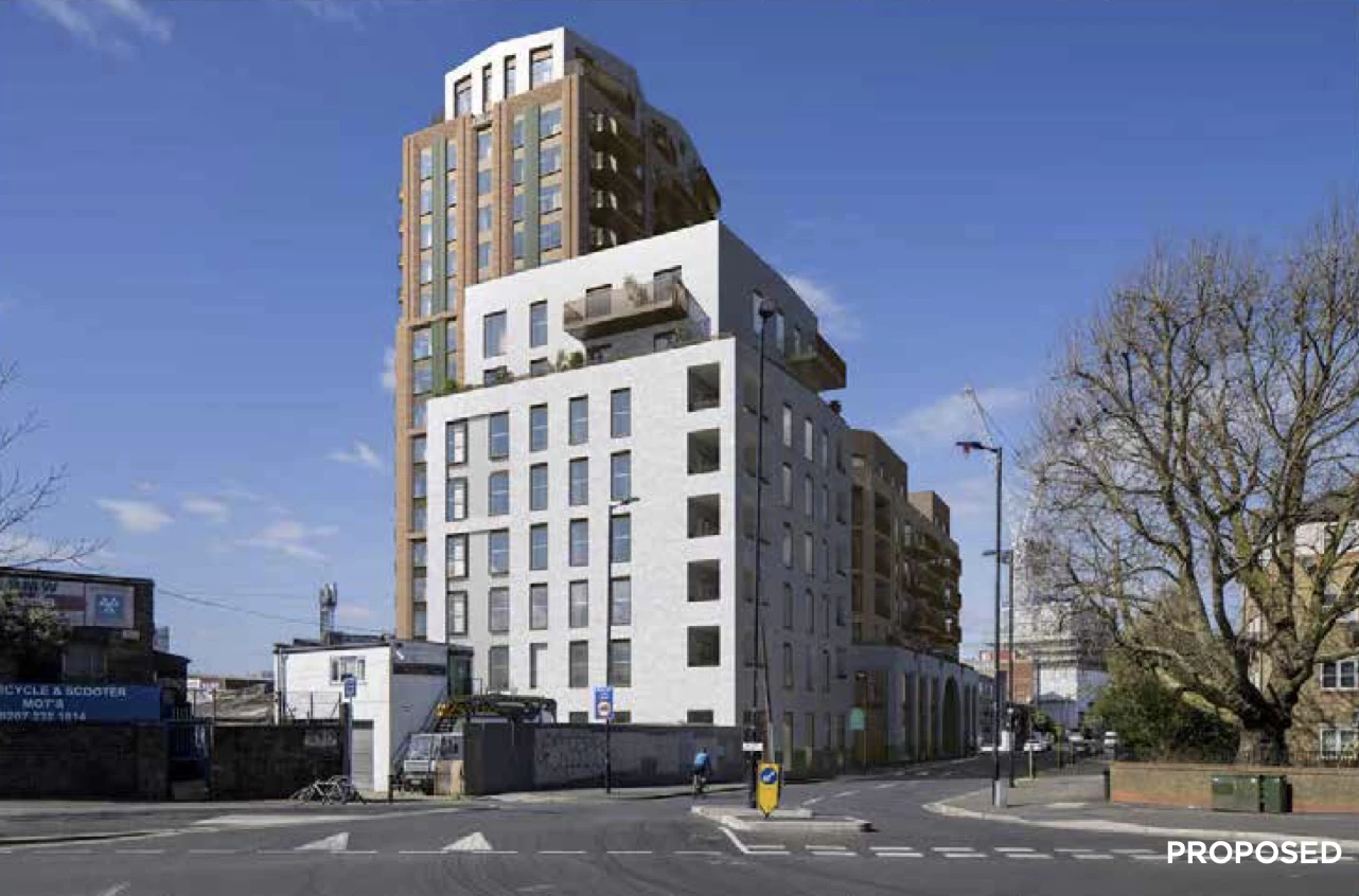 St James' Road site, South London