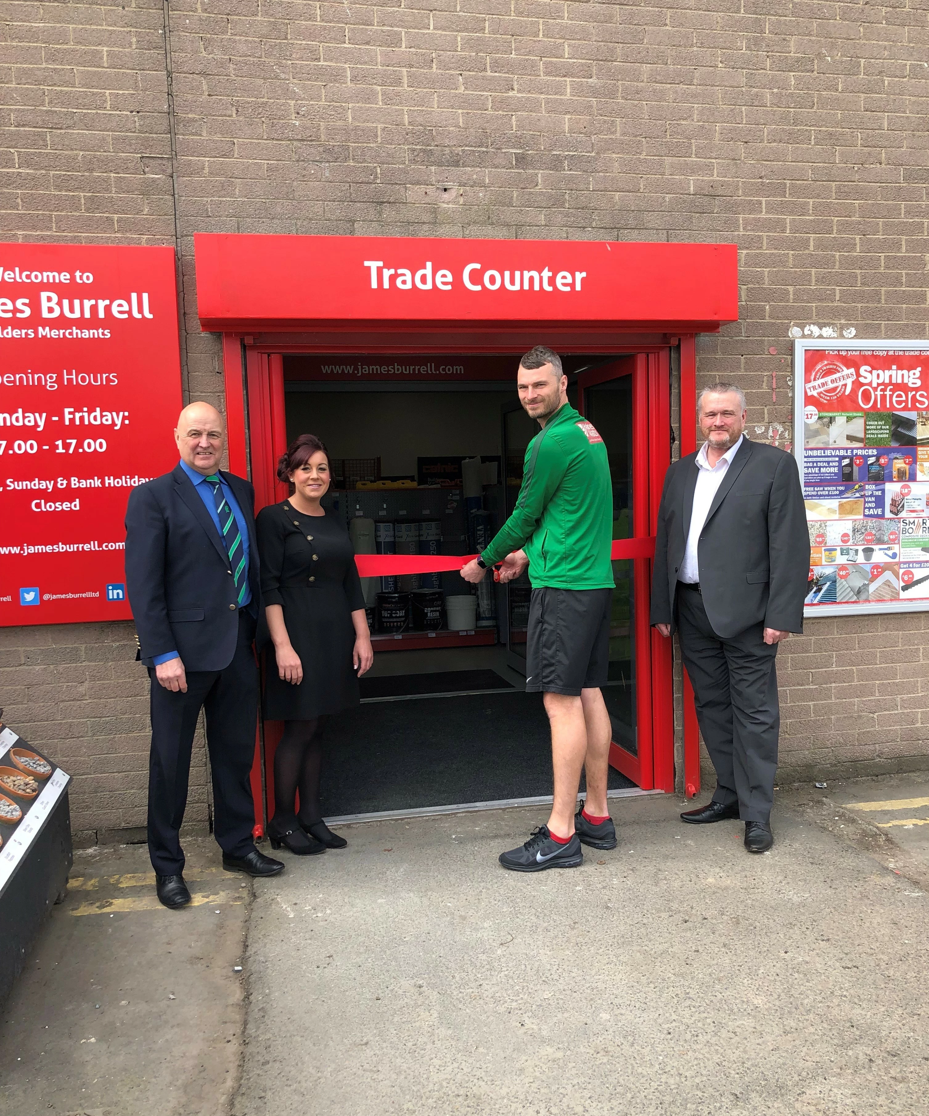 Kevin Scott Trade Counter opening