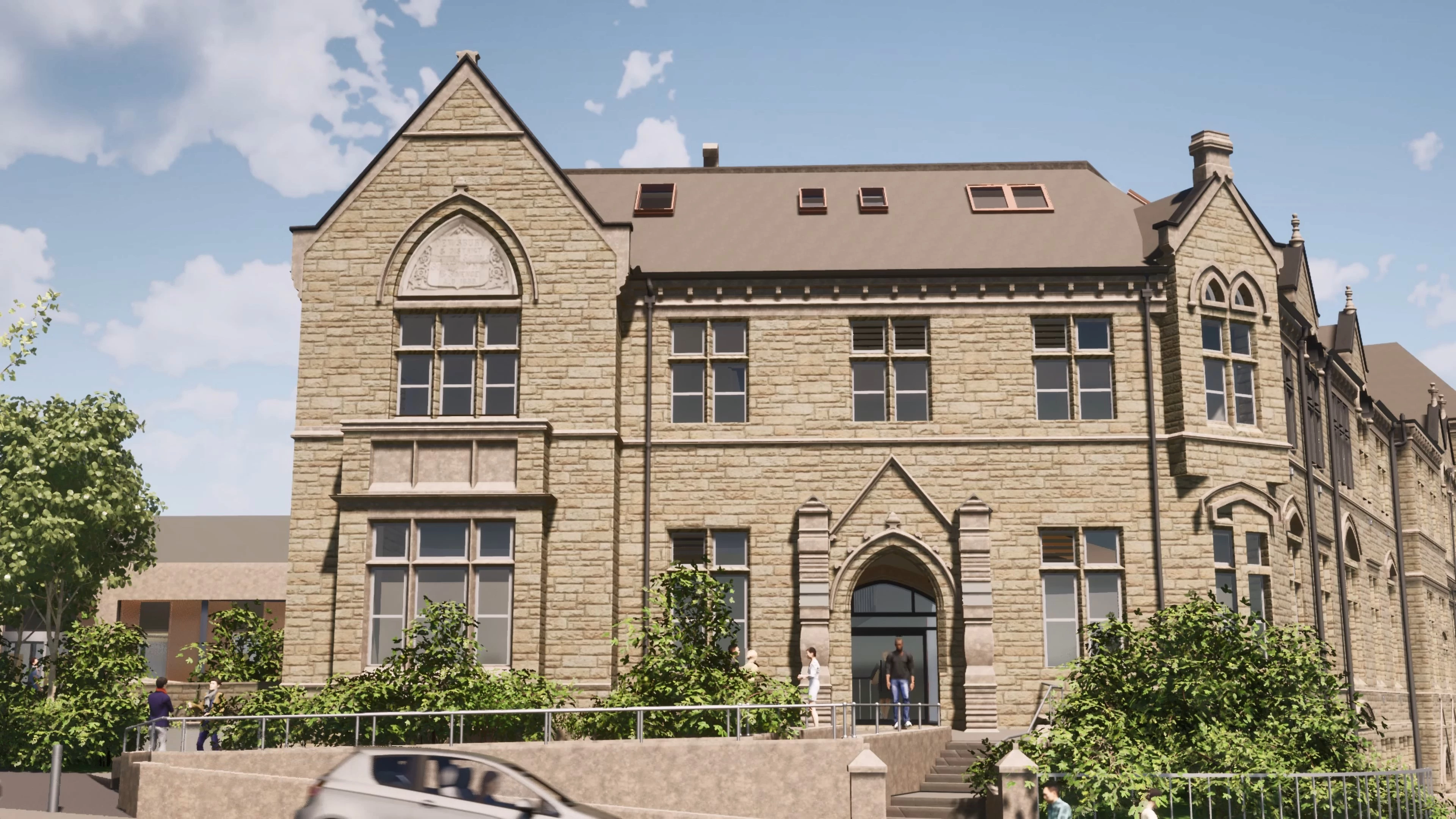 Former Kirklees College site on Halifax Road, Dewsbury.