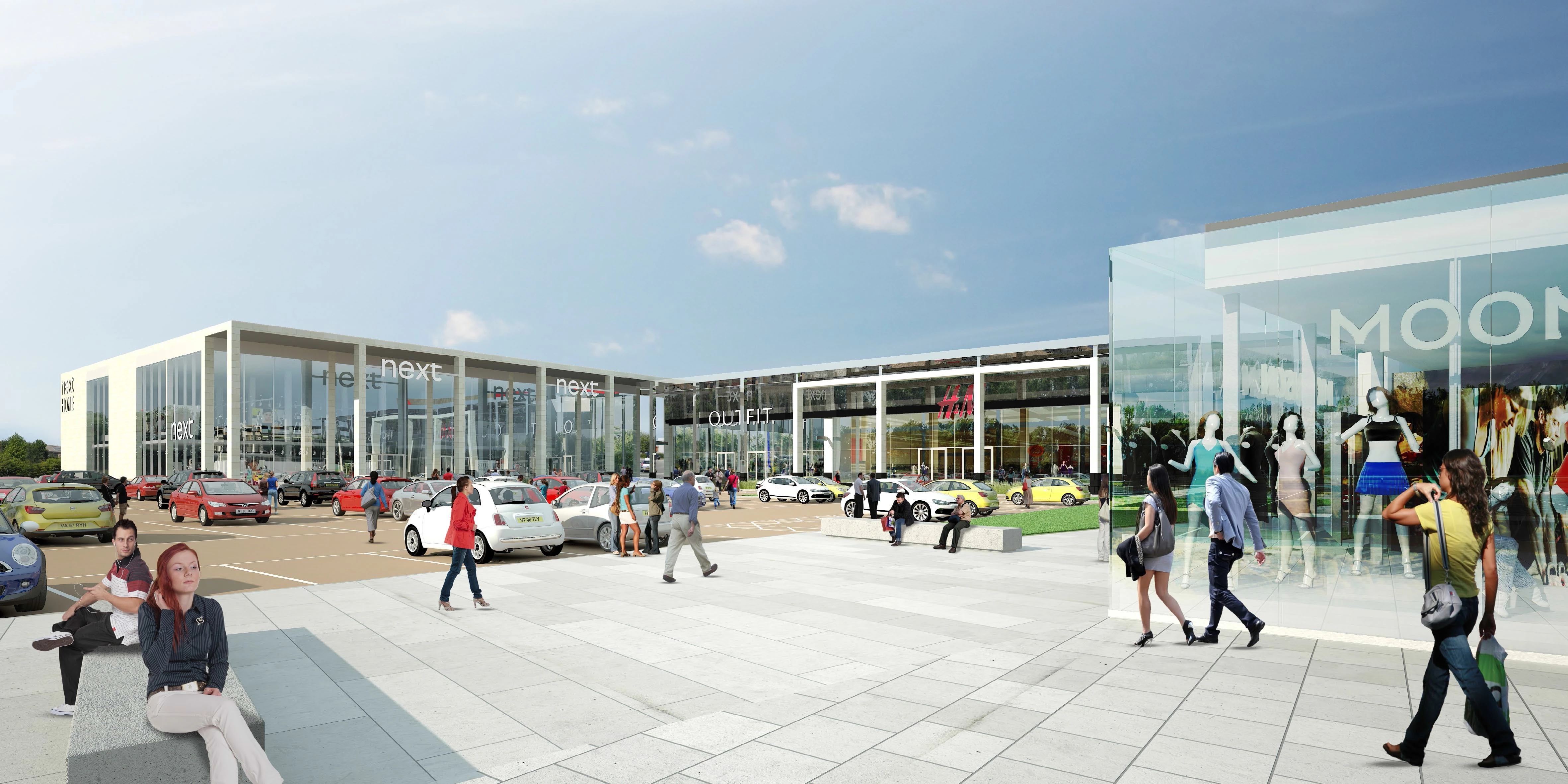 CGI retail park