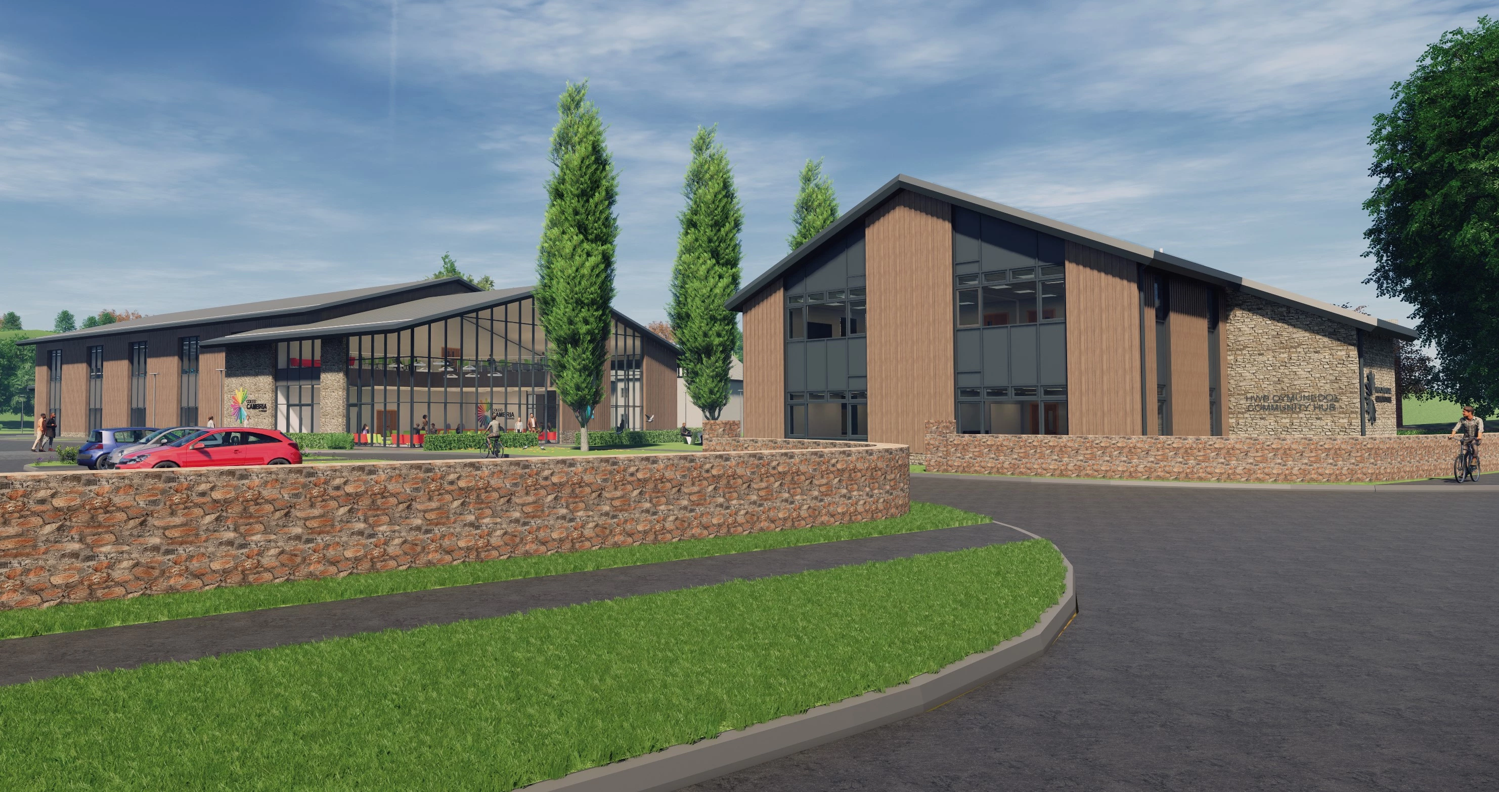 Backed with more than £5.9m from the Welsh Government’s Sustainable Communities for Learning Programme, Coleg Cambria is transforming its land-based campus at Llysfasi, near Ruthin.