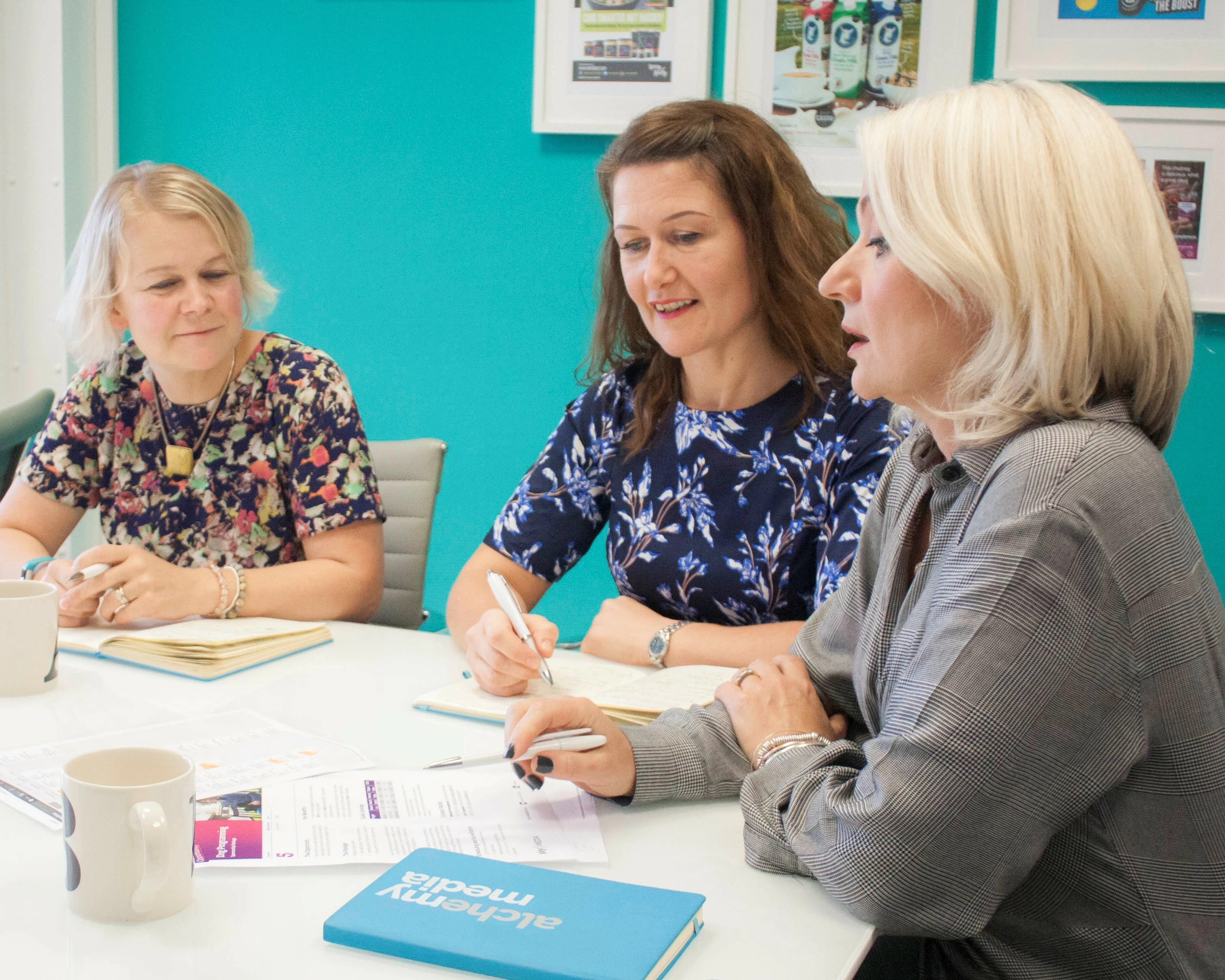 Alchemy Media senior team: L to R: Amy Cresswell, Client Services Director, Karen Light, Planning Director and Bridget Moore, Managing Director