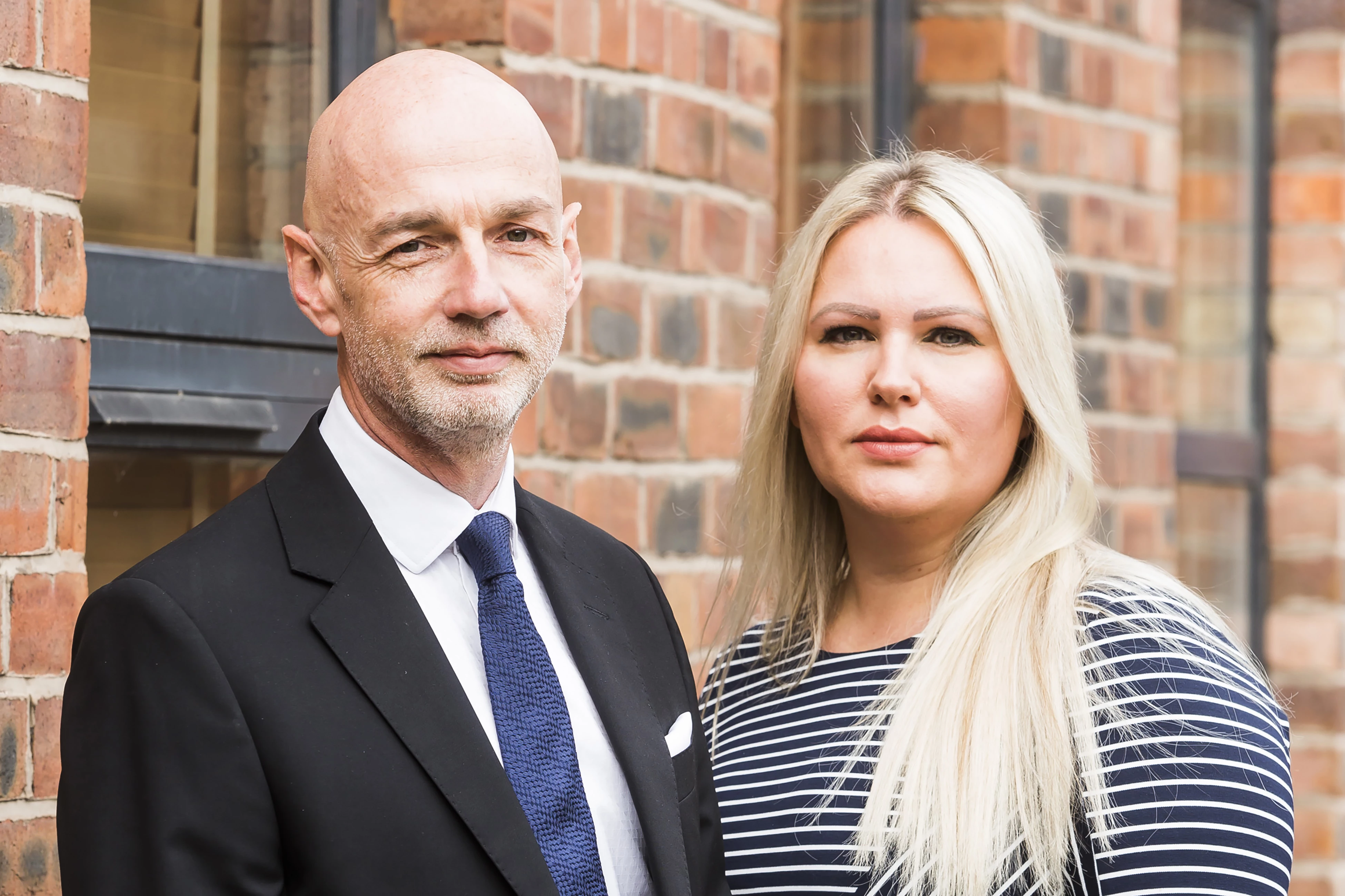 Left to right: Jim Truscott and Angeliki Kotsidou of Beyond Corporate Law