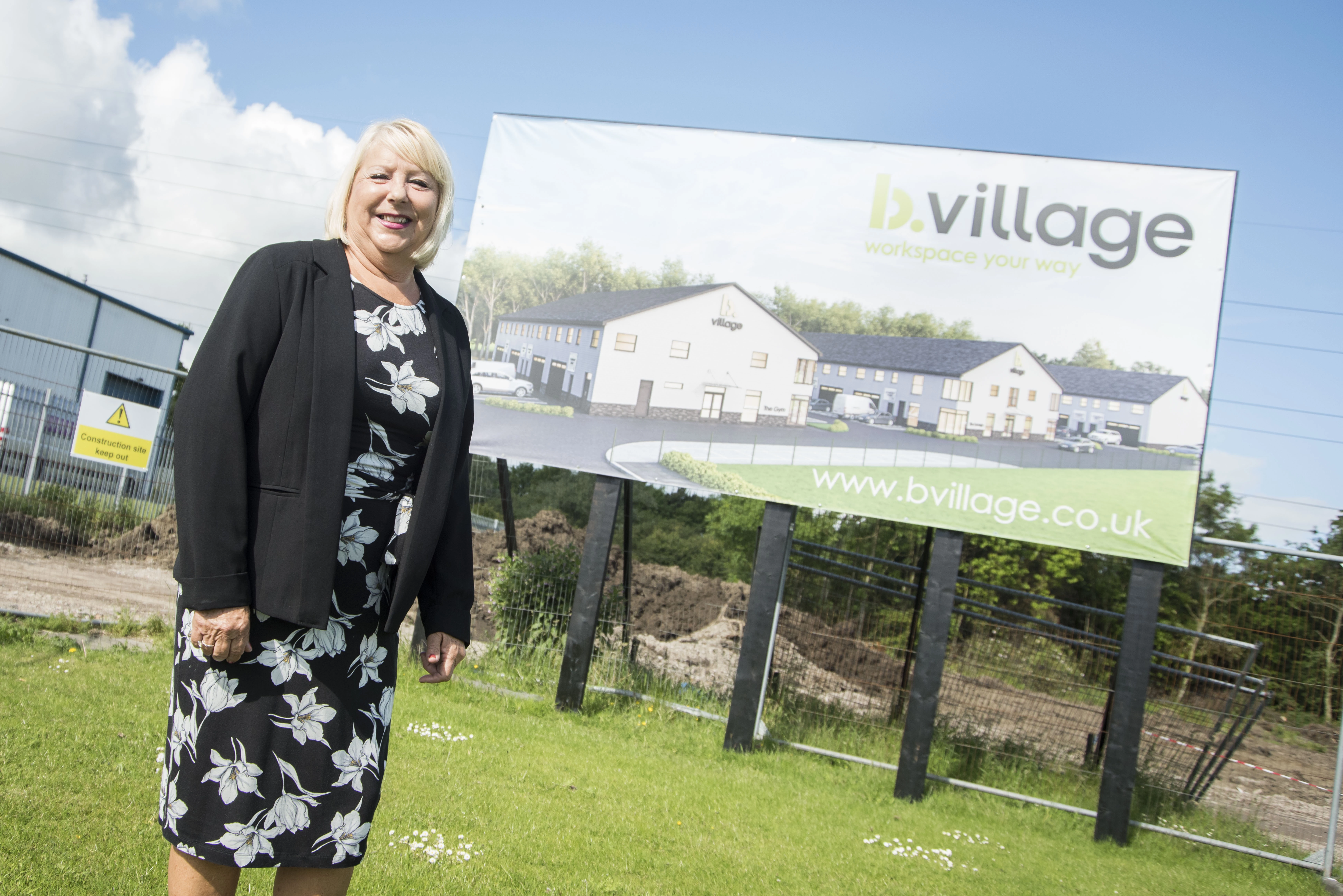 Anne O’Donnell at the Cramlington site.