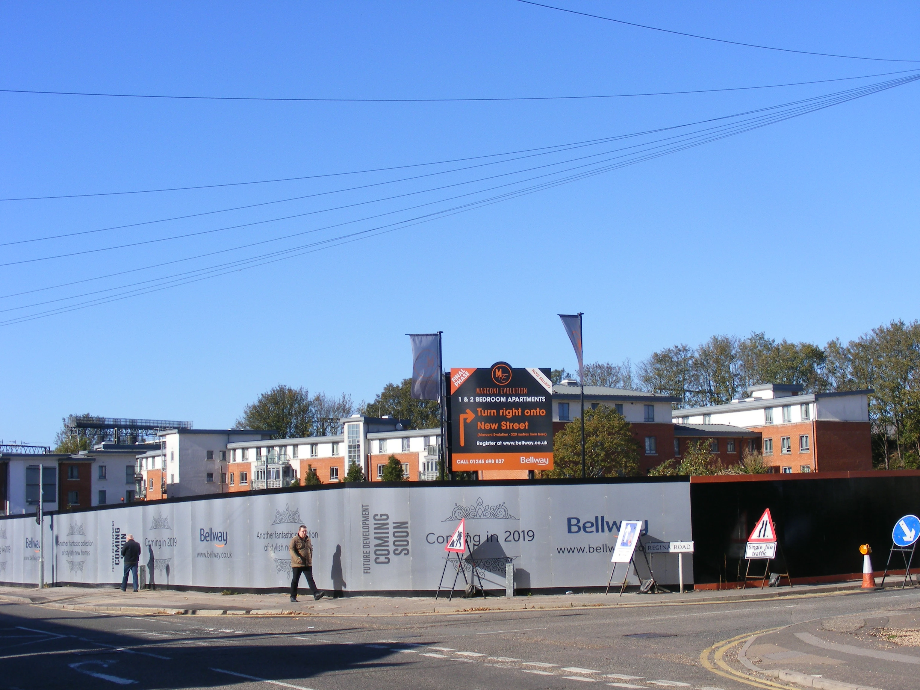 Bellway development site, Regina Road, Chelmsford