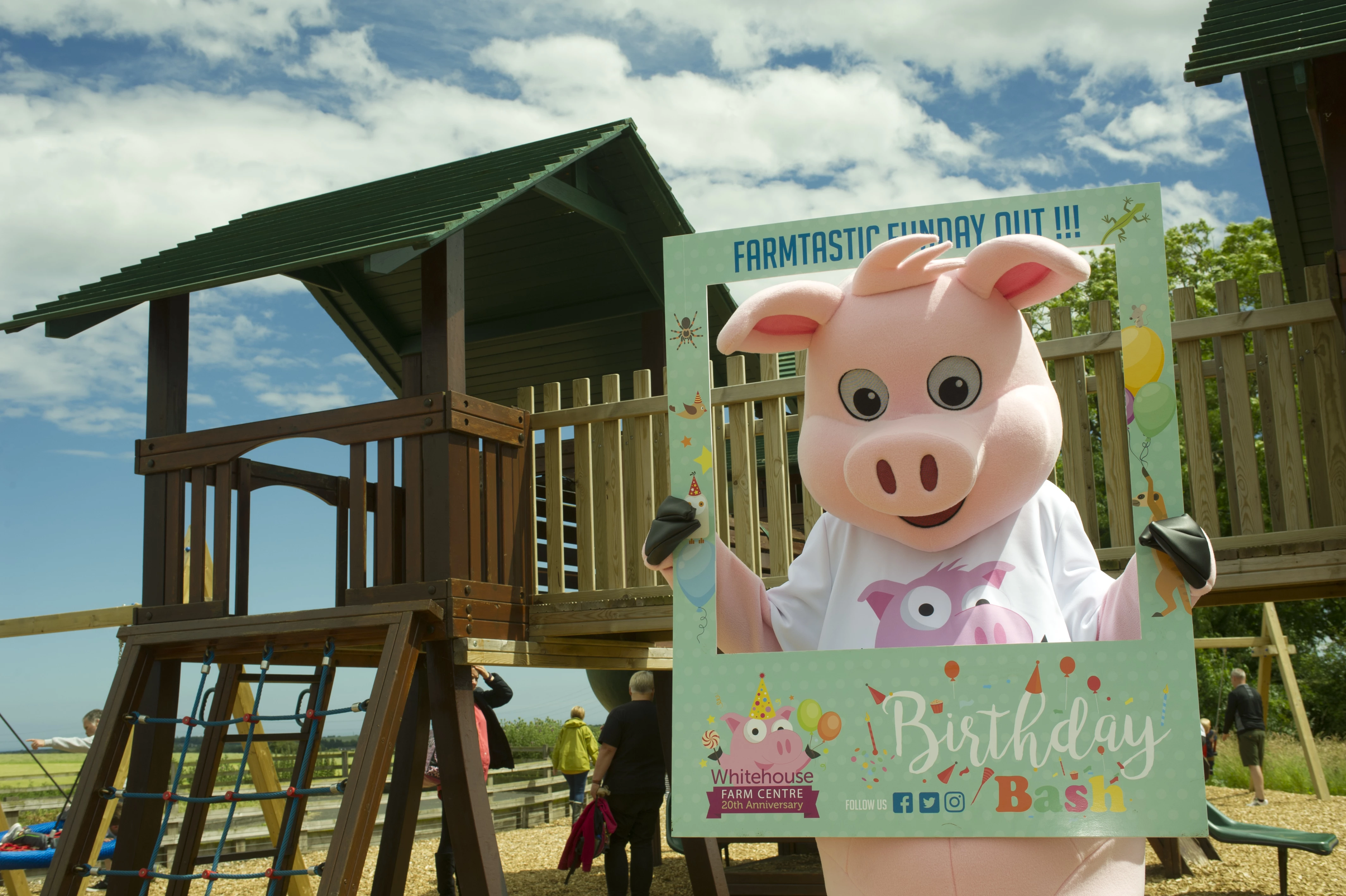 Join in the 21st birthday celebrations at Whitehouse Farm Centre this weekend with Nelson the pig.