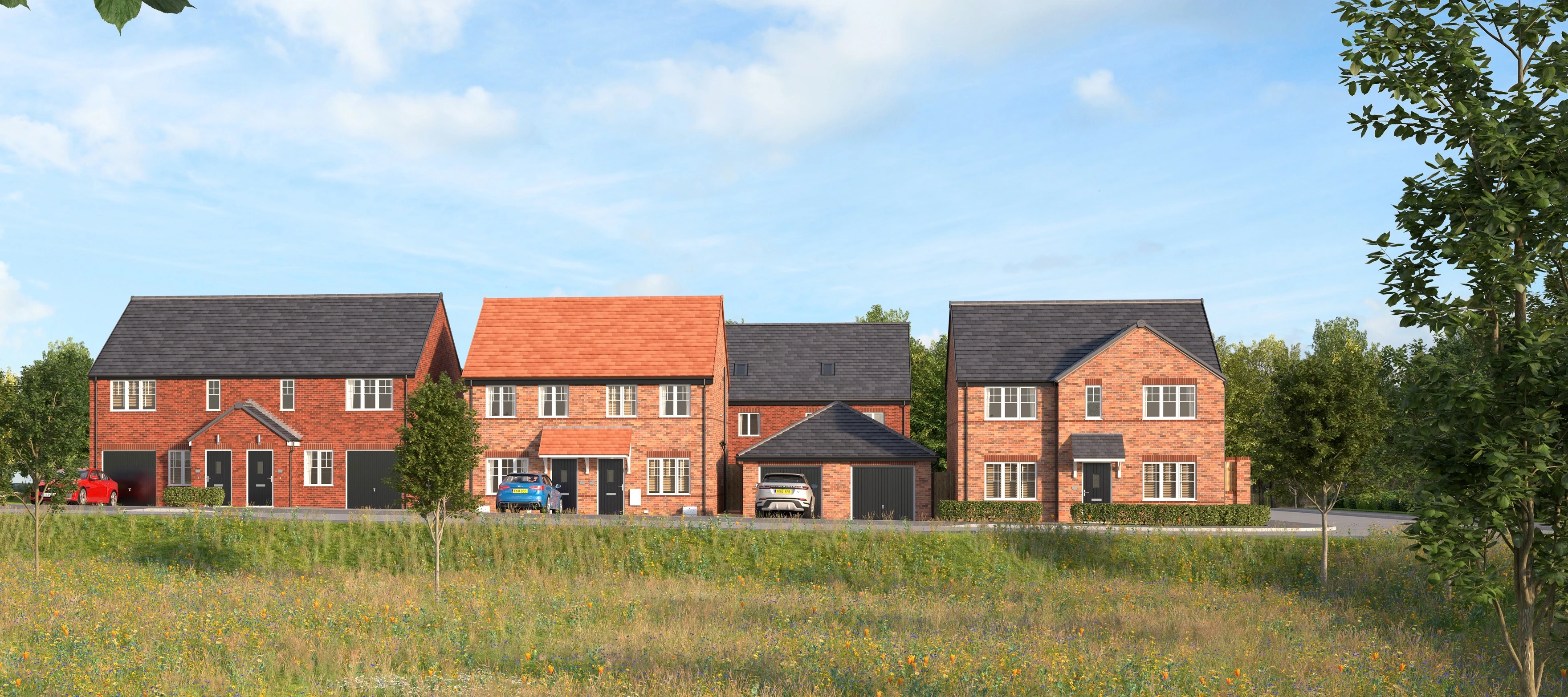 CGI of Ingleby Barwick development.