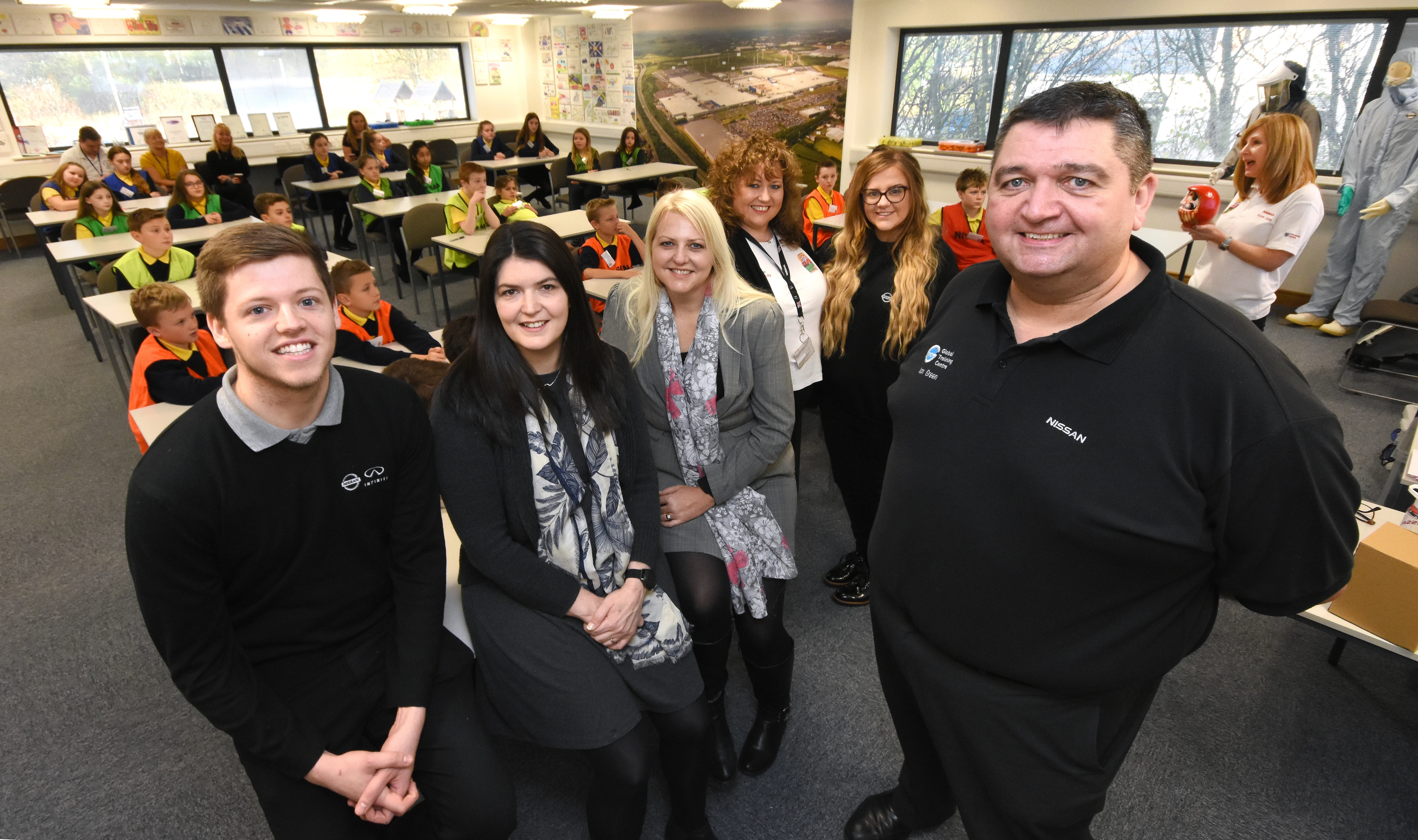 RTC North STEM Ambassador Hub North East team, Ian Green and the team at Nissan Skills Foundation