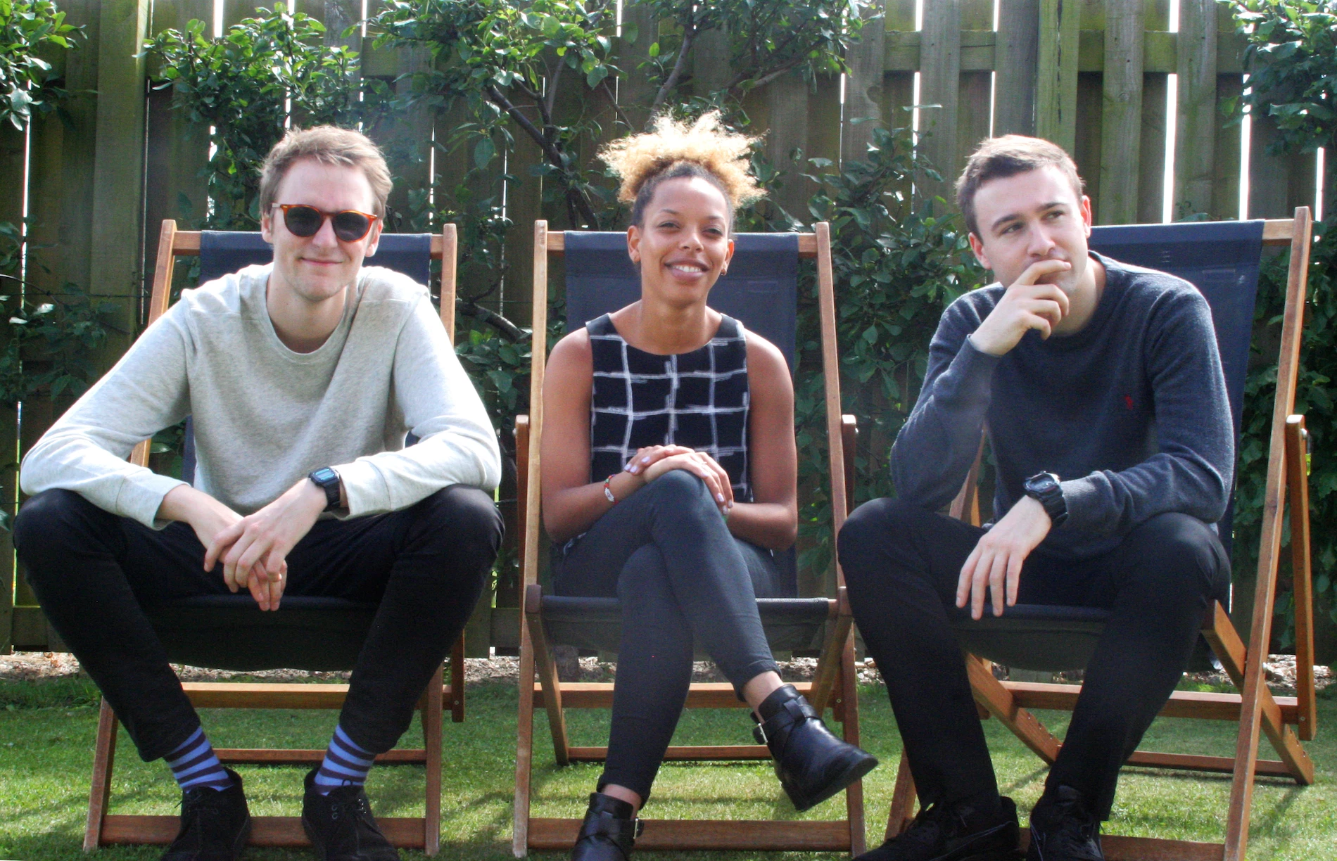 Alex Durrant, Co-Founder; Eve Kekeh, Marketing Manager; Max Adamski, Co-Founder.