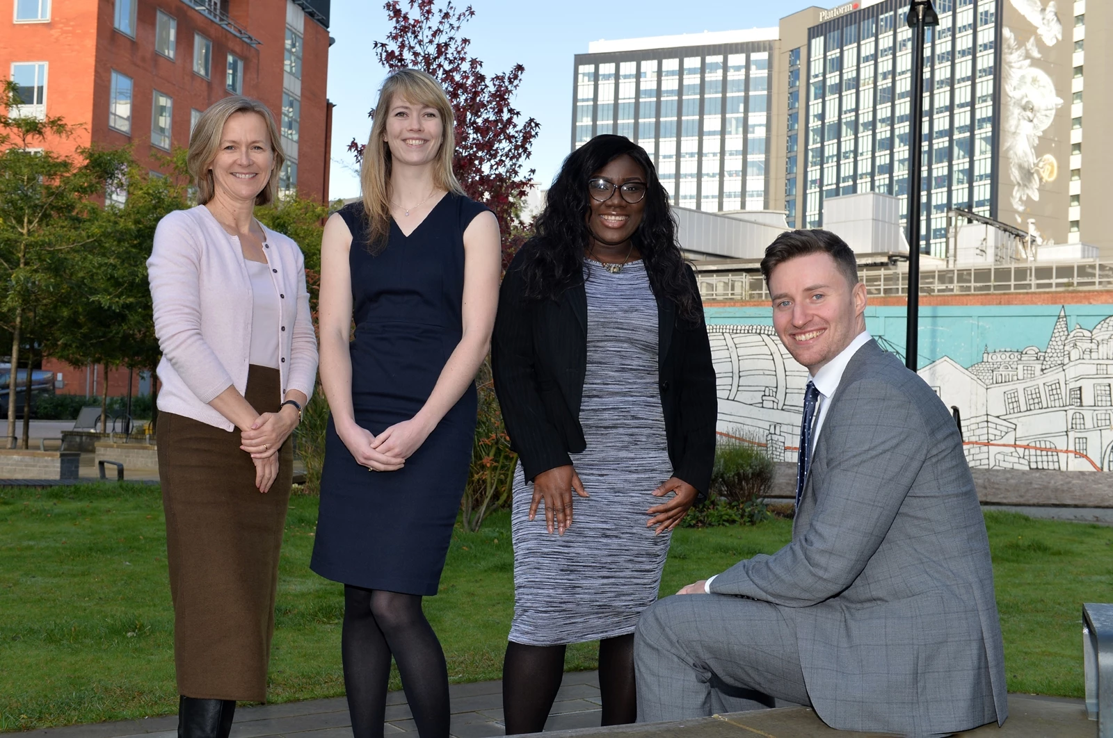 Clare Bennett, Patricia Obawole and William Reynolds