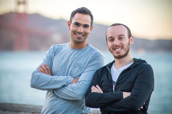 Spot's co-founders Amiram Shachar (left) and Liran Polak.