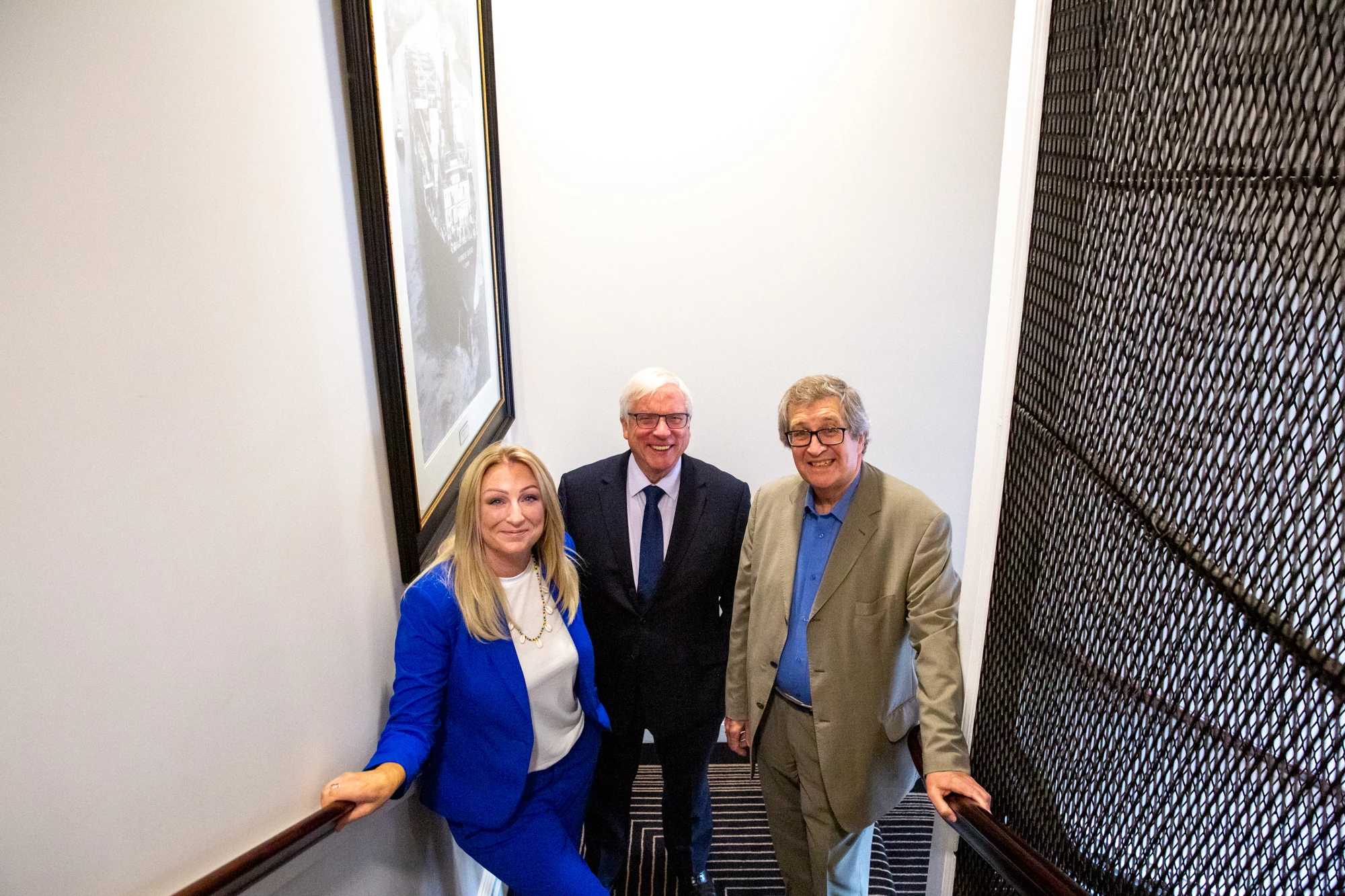 Photo (from left to right): Jo Davies Managing Director HR Alchemy, John Baker, Kevin Fletcher.