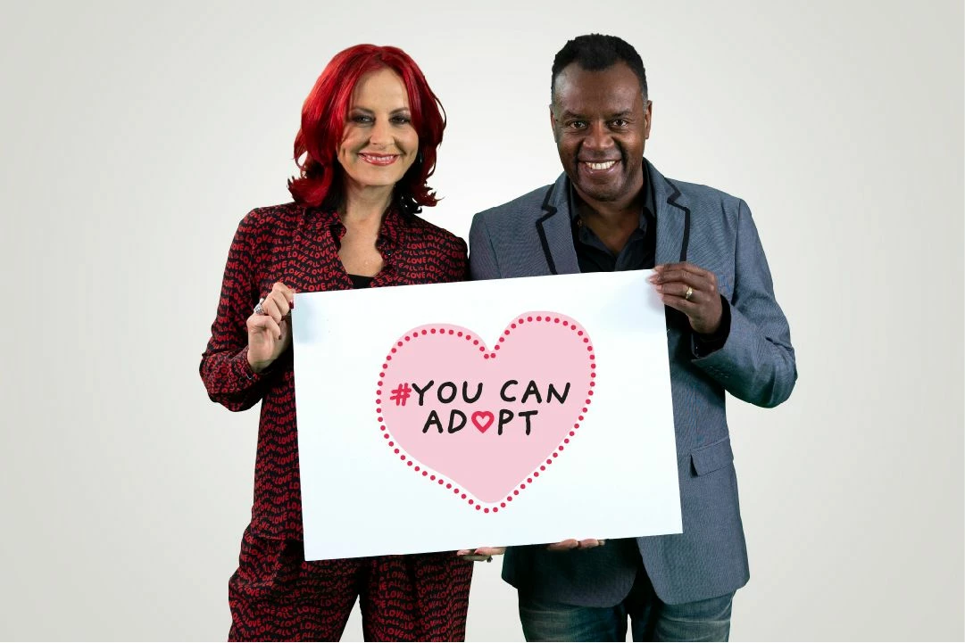 Carrie and David Grant support the DfE backed #YouCanAdopt campaign.